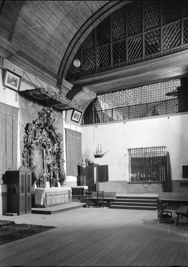 O altar nunha foto de Otto Wunderlich, ca. 1920. O altar nunha foto de Otto Wunderlich, ca. 1920.