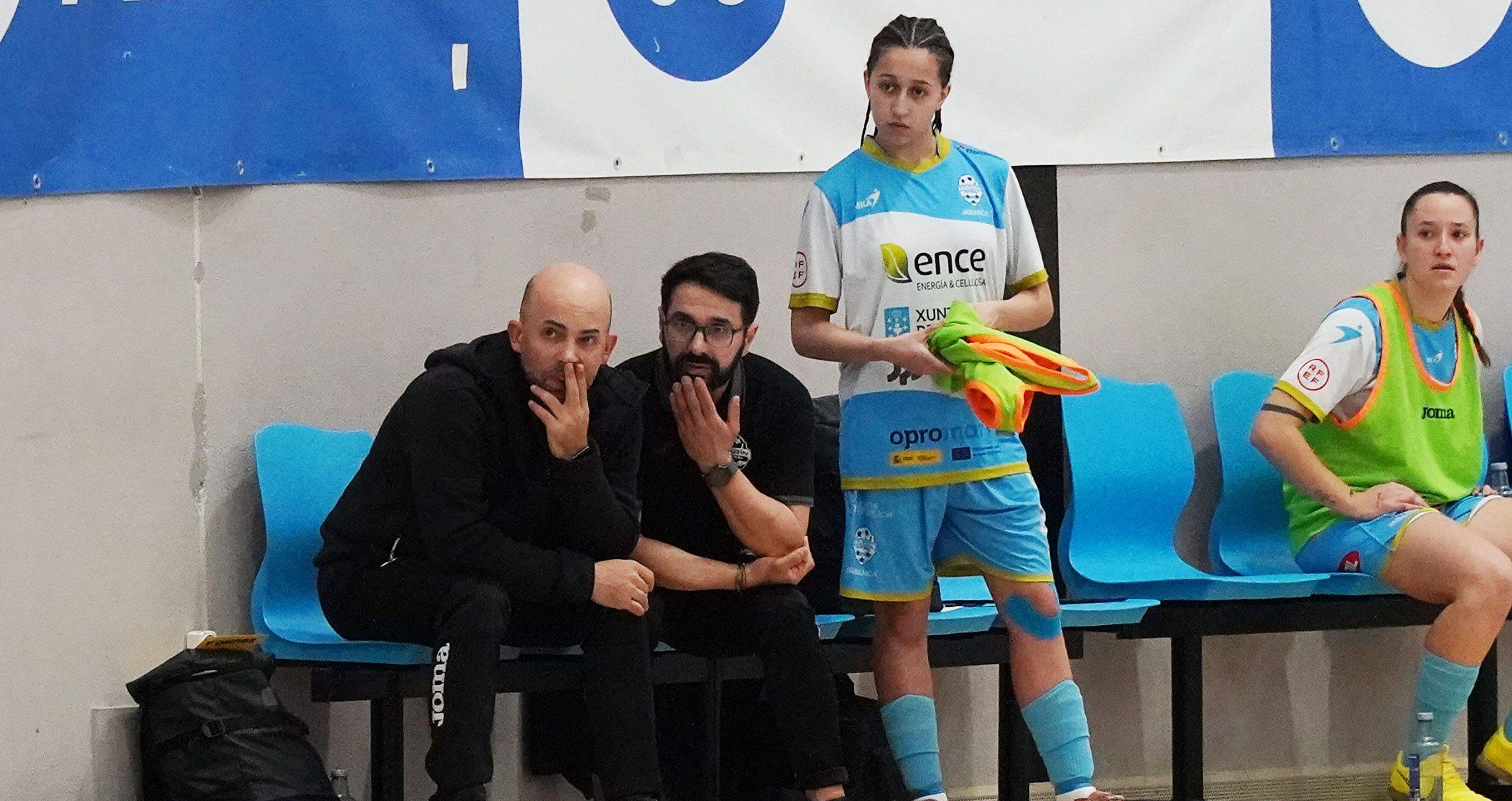 Partido entre el Marín Futsal y el Lainco Rubí en A Raña Partido entre el Marín Futsal y el Lainco Rubí en A Raña
