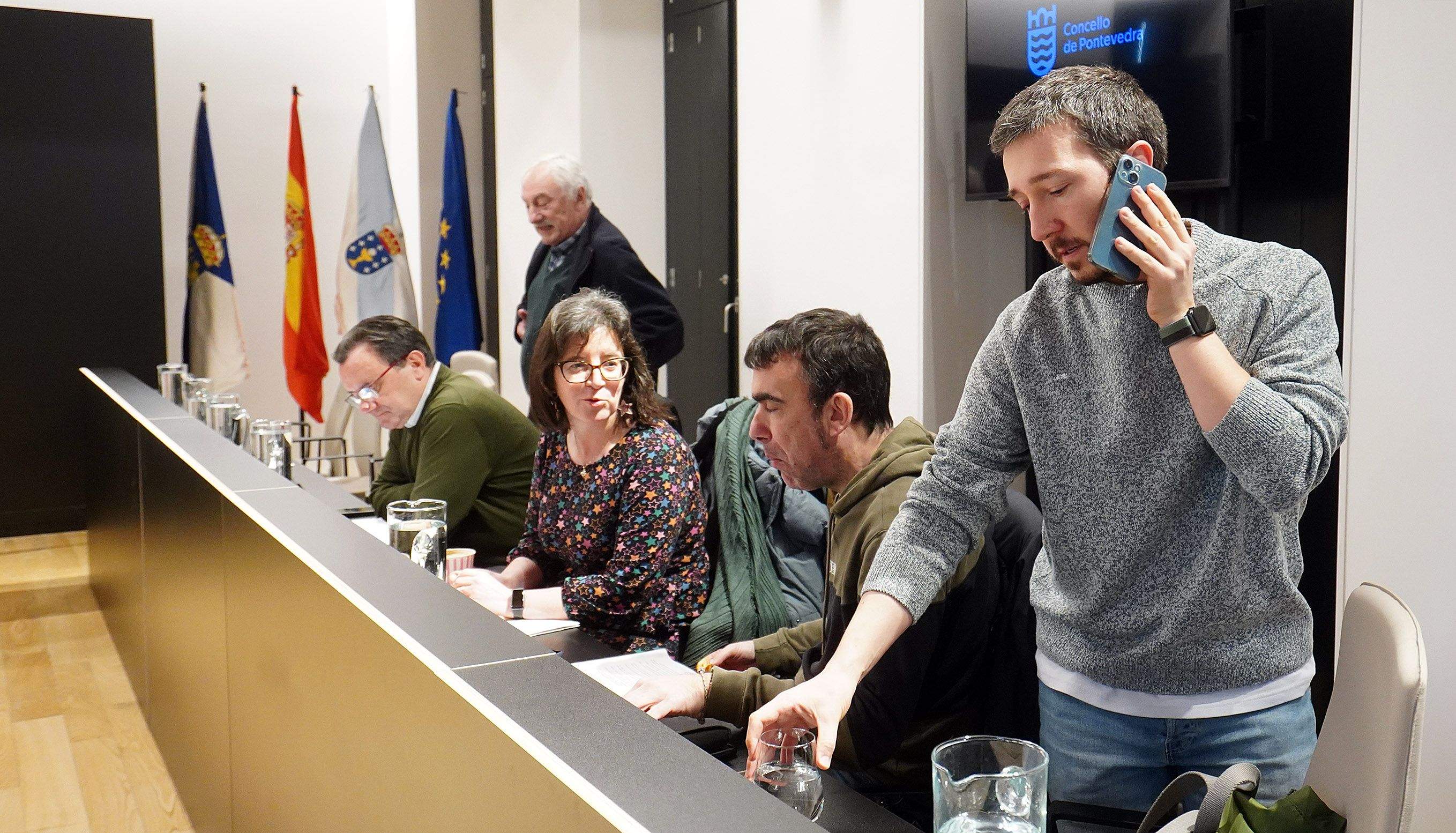 Pleno municipal de Pontevedra en el que se aprobaron los presupuestos de 2025