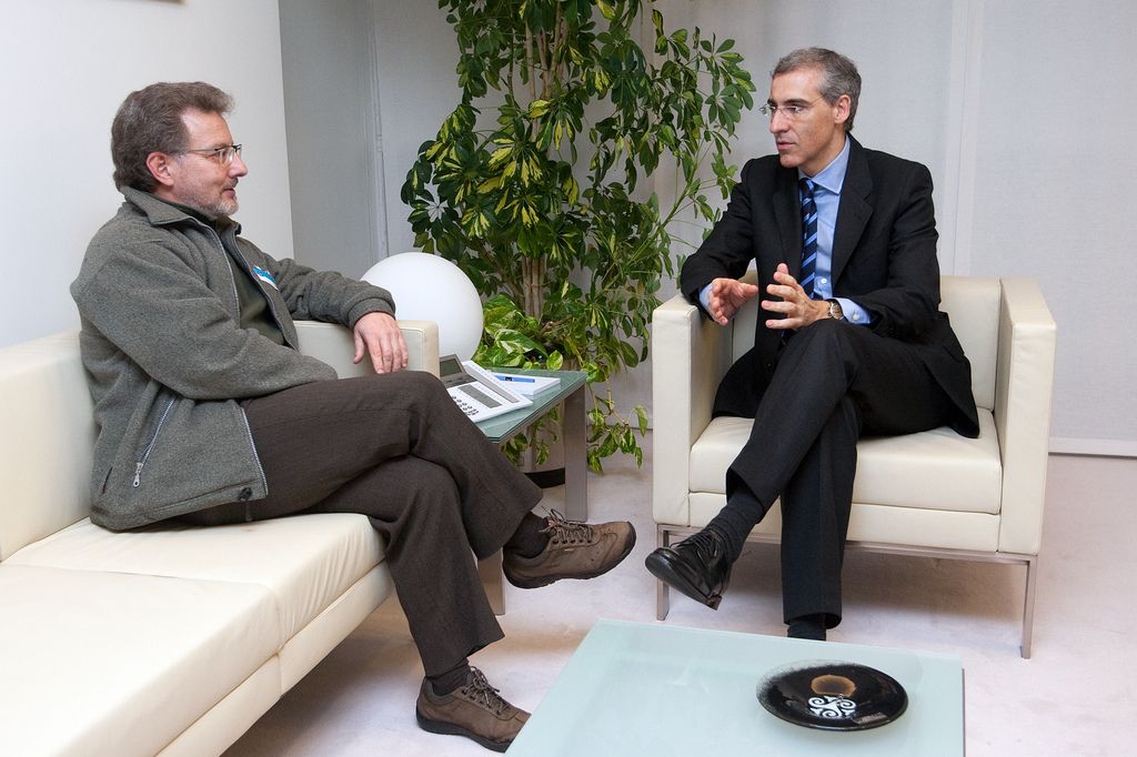 El conselleiro de Industria, Francisco Conde, reunido con el secretario xeral de la CIG, Suso Seixo El conselleiro de Industria, Francisco Conde, reunido con el secretario xeral de la CIG, Suso Seixo
