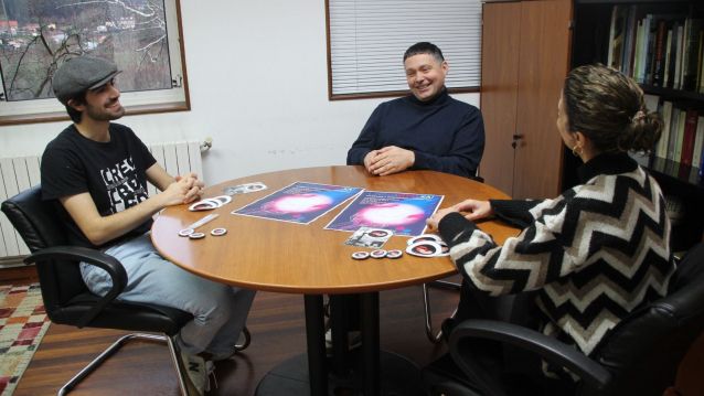 Reunión de Queremos Galego co alcalde de Soutomaior