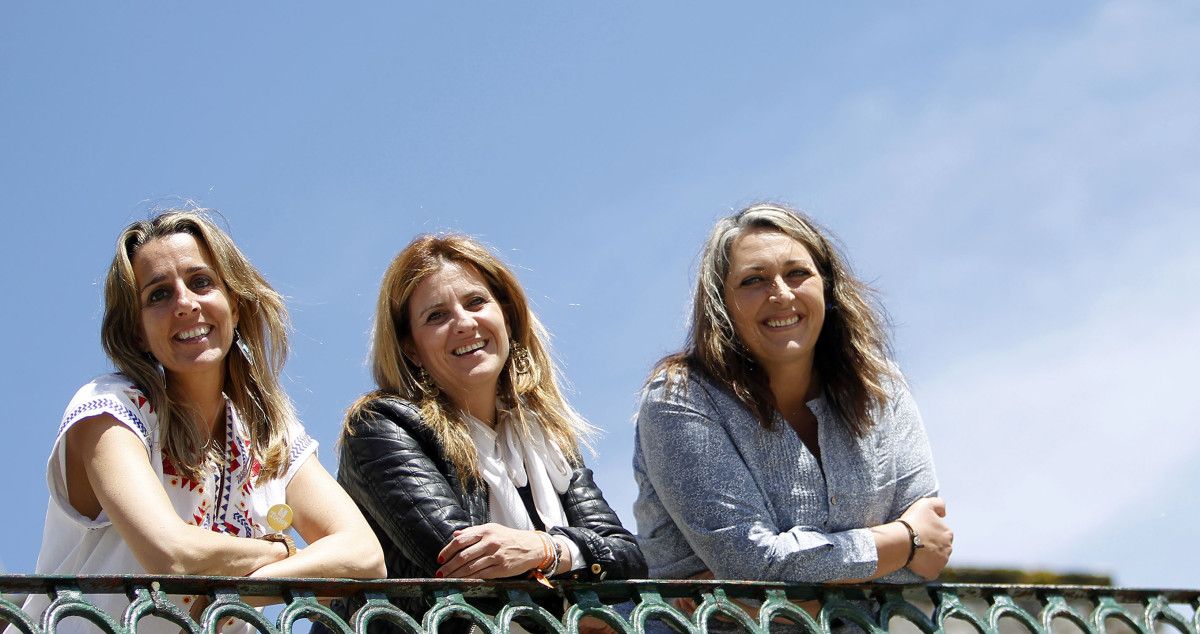 María Biempica, María Rey e Pilar Dopazo, candidatas á Alcaldía en Pontevedra