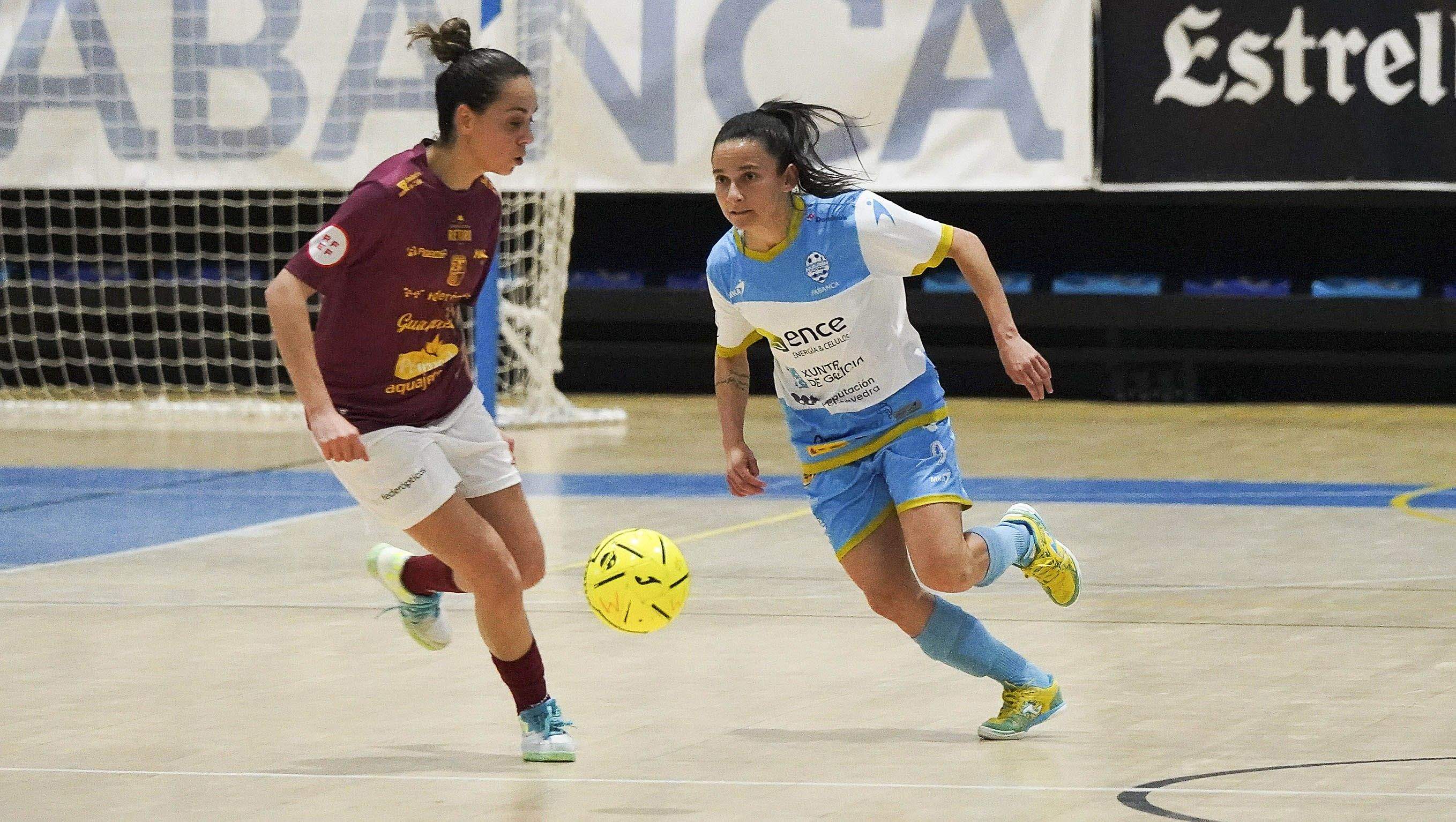 Partido entre o Marín Futsal e o Guadalcacín na Raña