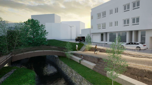 Aspecto que tendrá la nueva zona de estancia en el Gafos