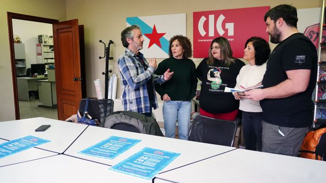Carlos Alján, Rocío Rodríguez, Ana Isabel Barciela, María Jesús Fernández e Aitor Maquiera