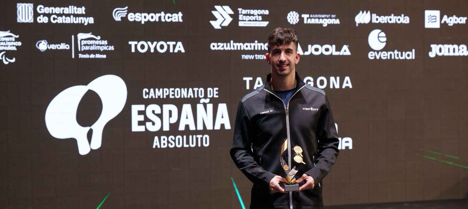 Miguel Ángel Vílchez, co título de campión de España