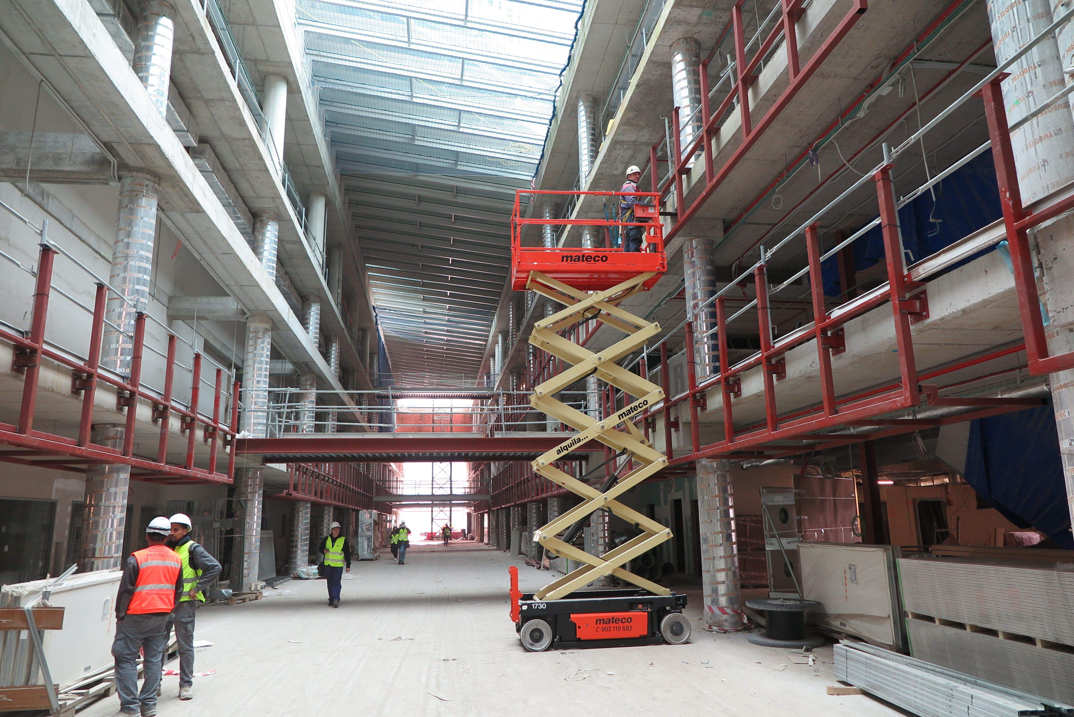 Visita a las obras del nuevo Hospital Montecelo
