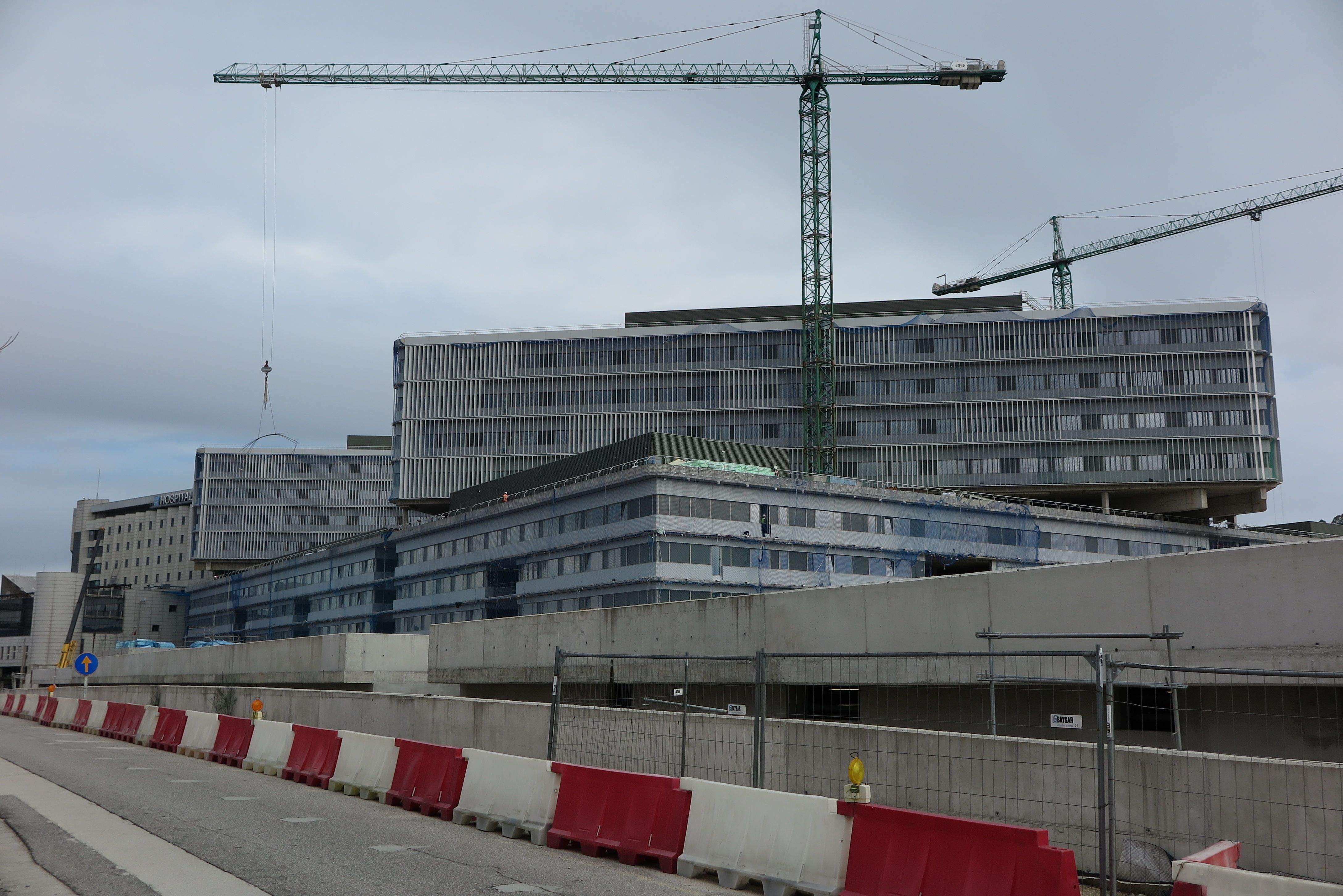 Visita a las obras del nuevo Hospital Montecelo