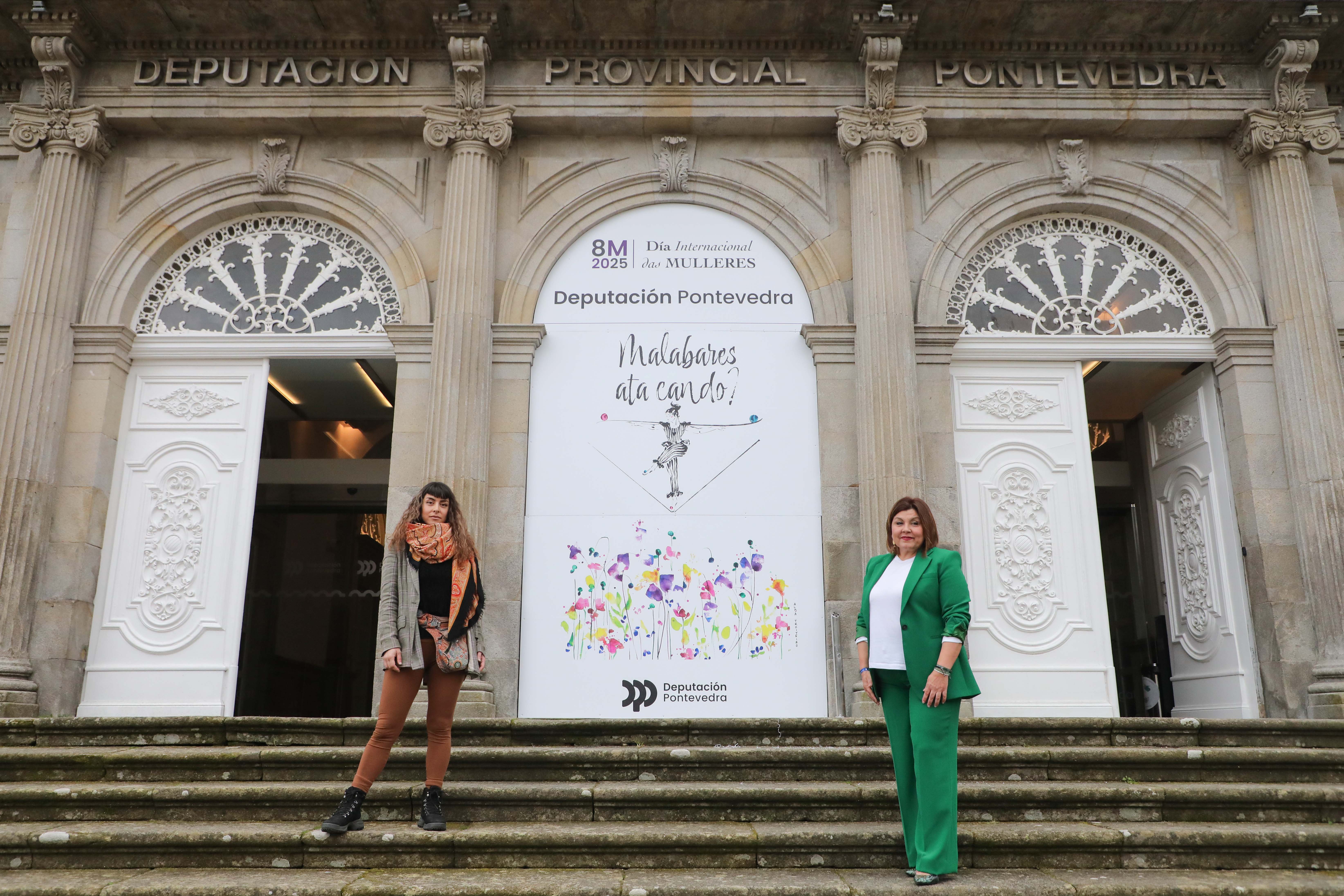 Sandra Bastos e Alba Troiteiro presentan a campaña 'Malabares ata cando?'