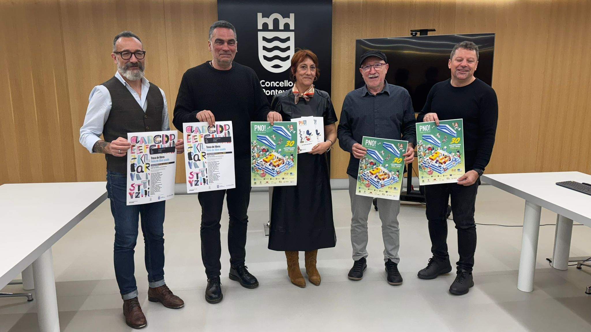 Presentación Troca de libros e Ponte nas ondas