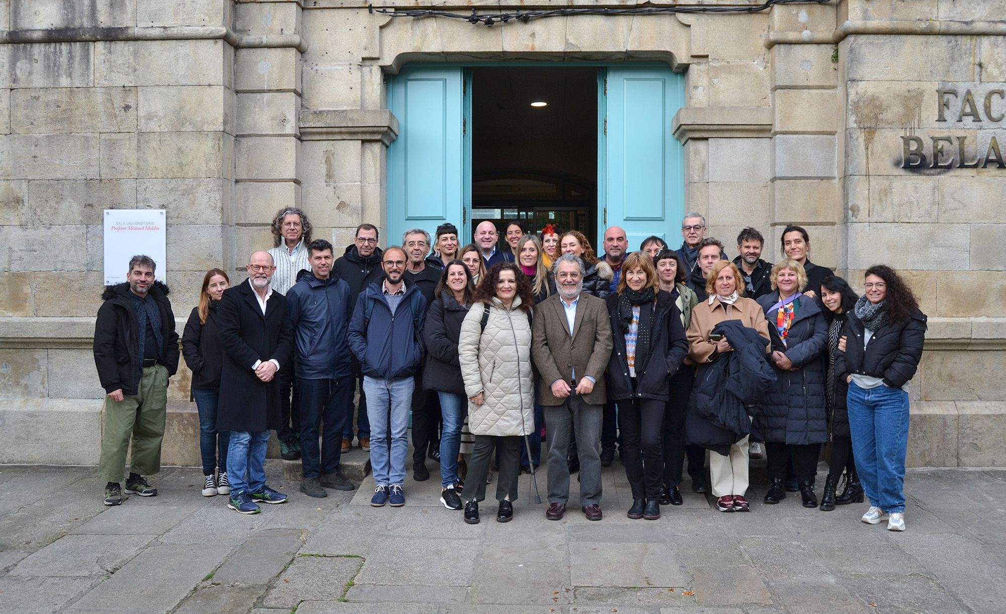 Participantes na Conferencia de Decanos e Decanas de Belas Artes de España