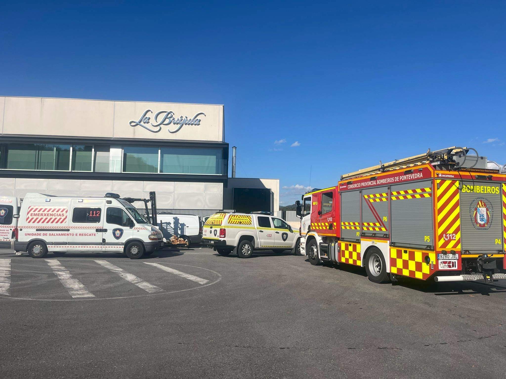 Servicios de emergencias en la conservera