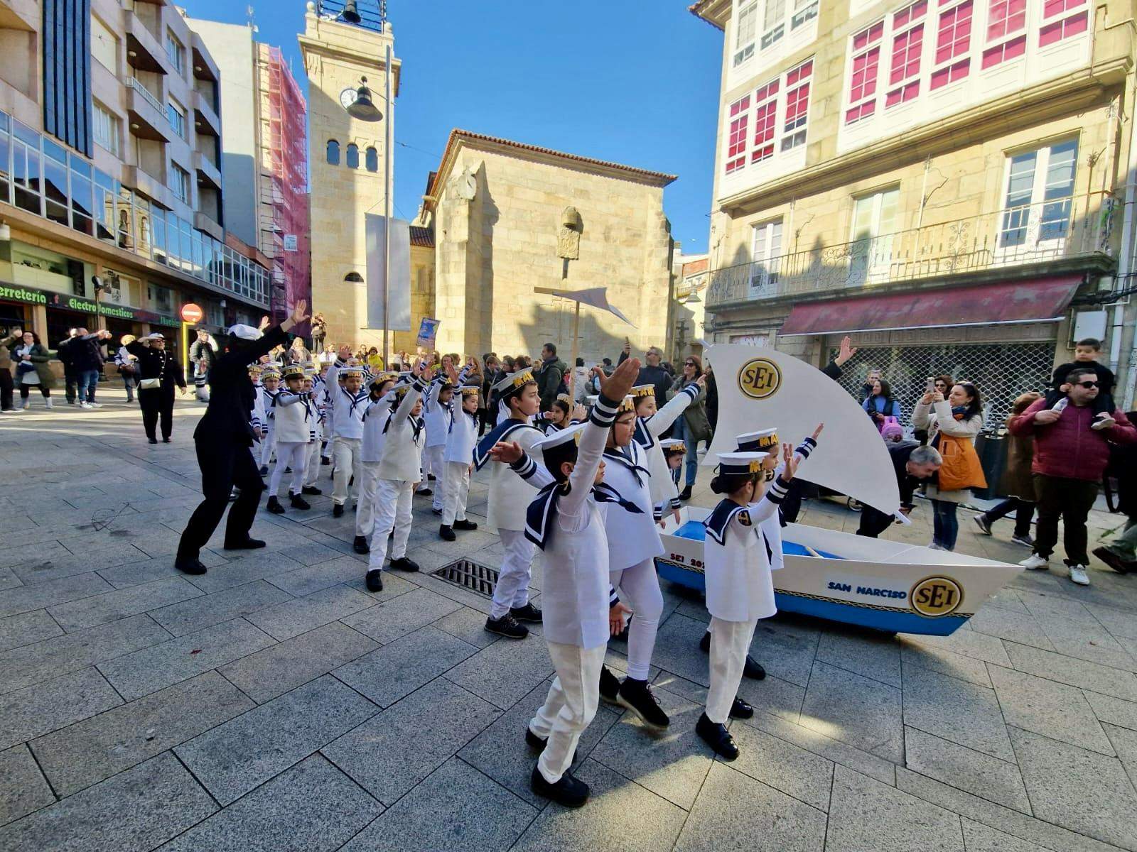 Desfile infantil de Entroido de Marín 2025