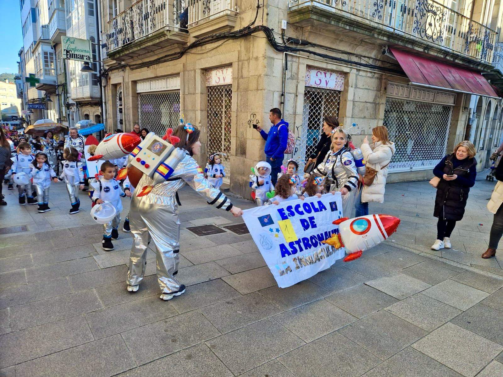 Desfile infantil de Entroido de Marín 2025