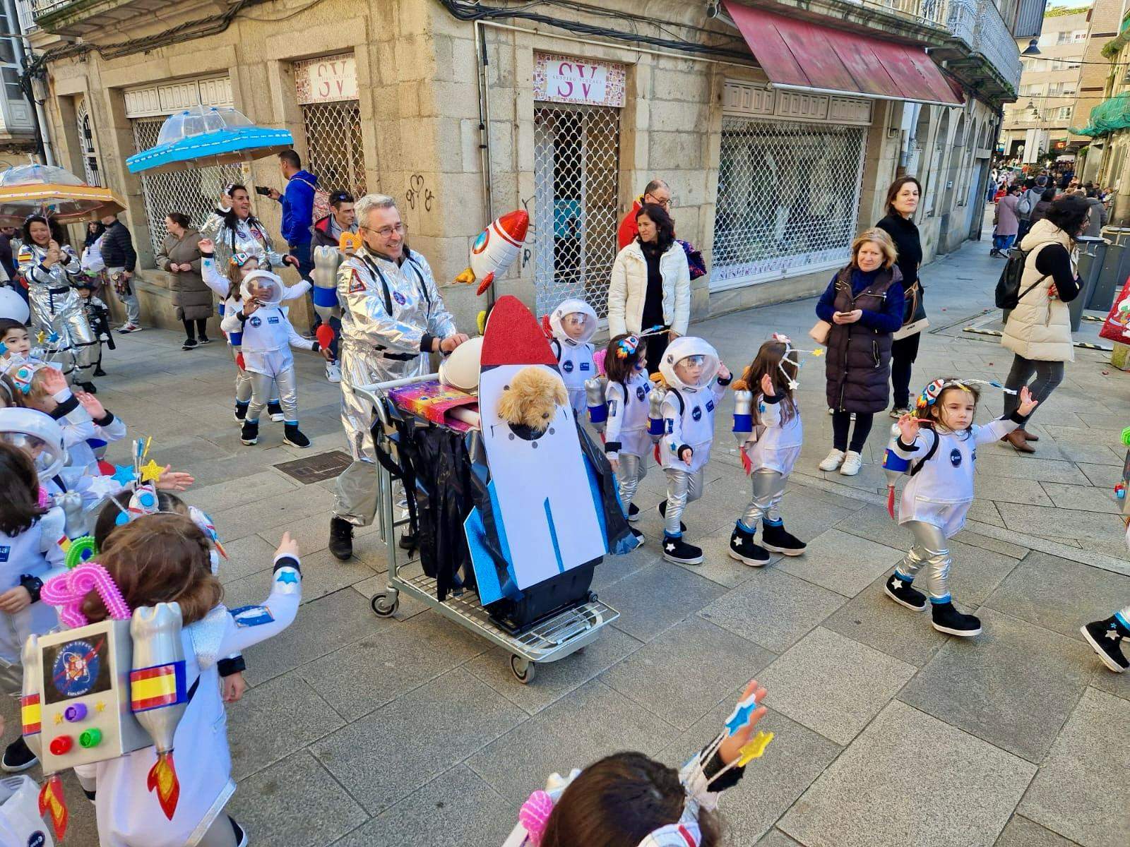Desfile infantil de Entroido de Marín 2025
