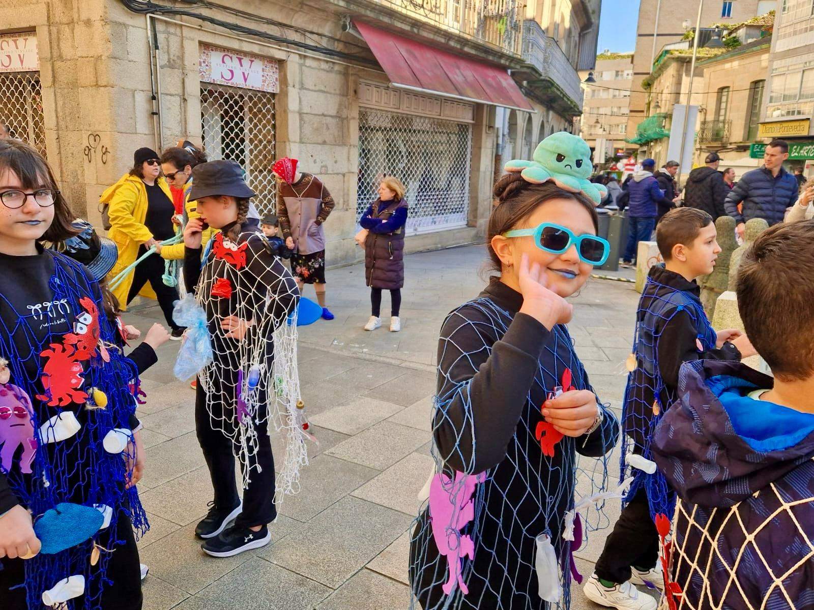 Desfile infantil de Entroido de Marín 2025