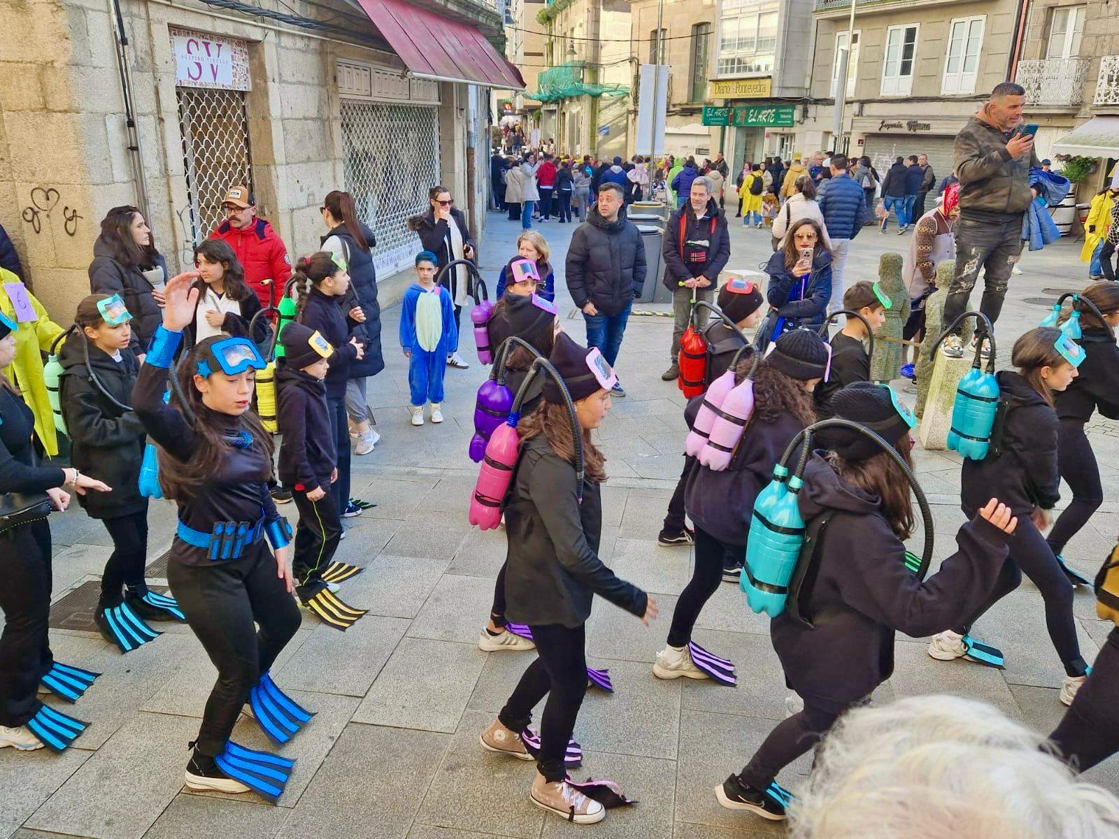 Desfile infantil de Entroido de Marín 2025