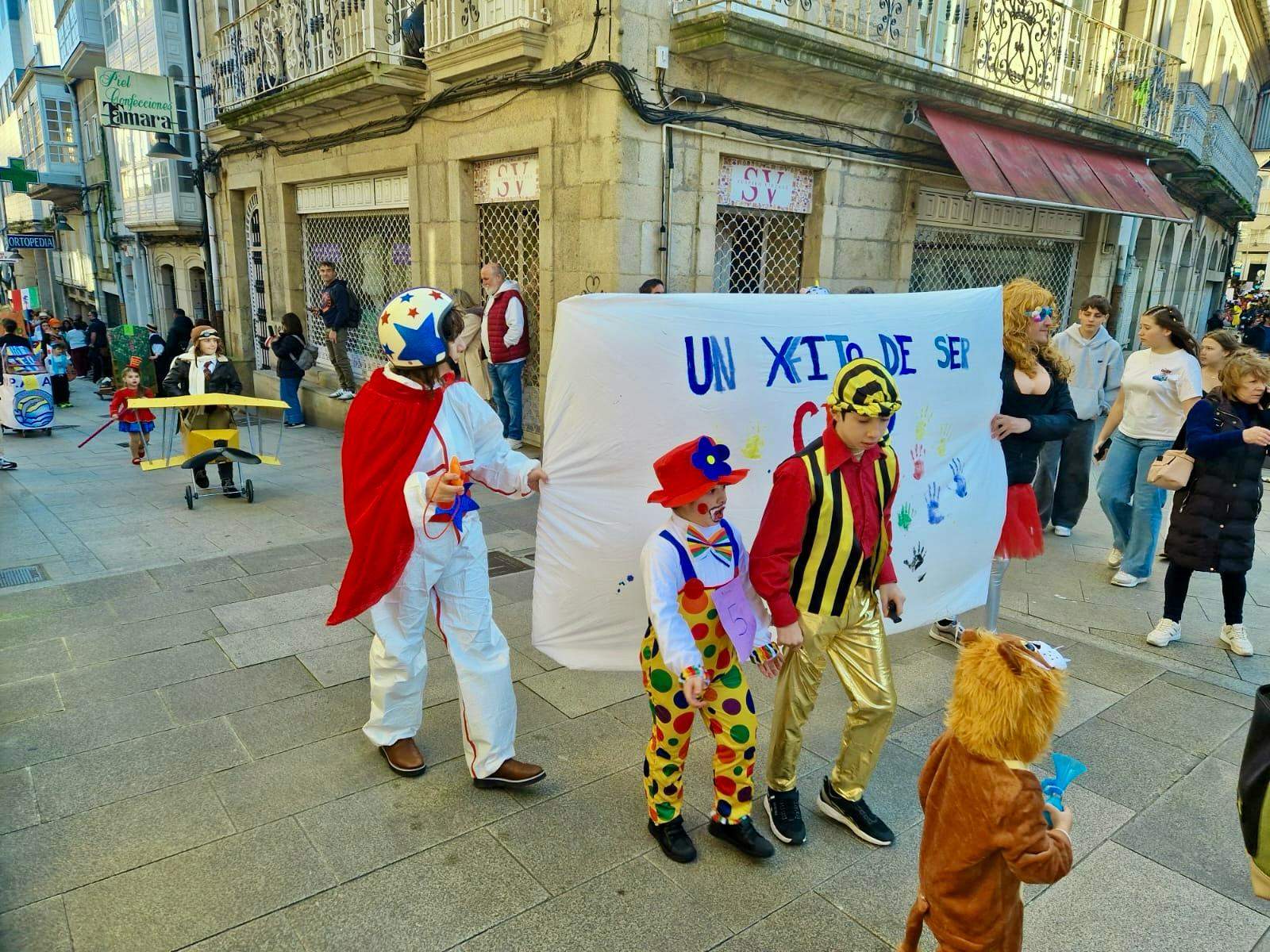 Desfile infantil de Entroido de Marín 2025
