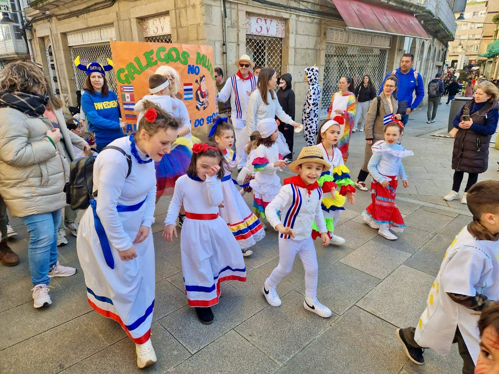 Desfile infantil de Entroido de Marín 2025