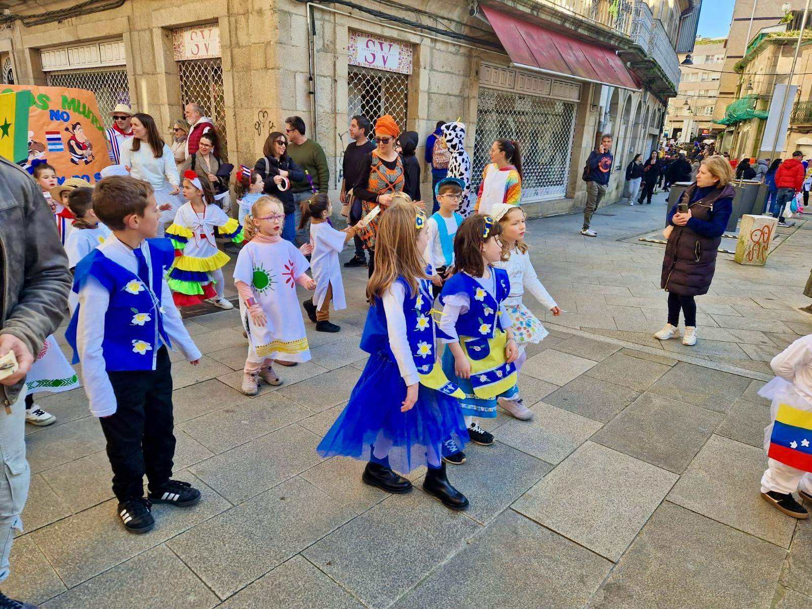 Desfile infantil de Entroido de Marín 2025