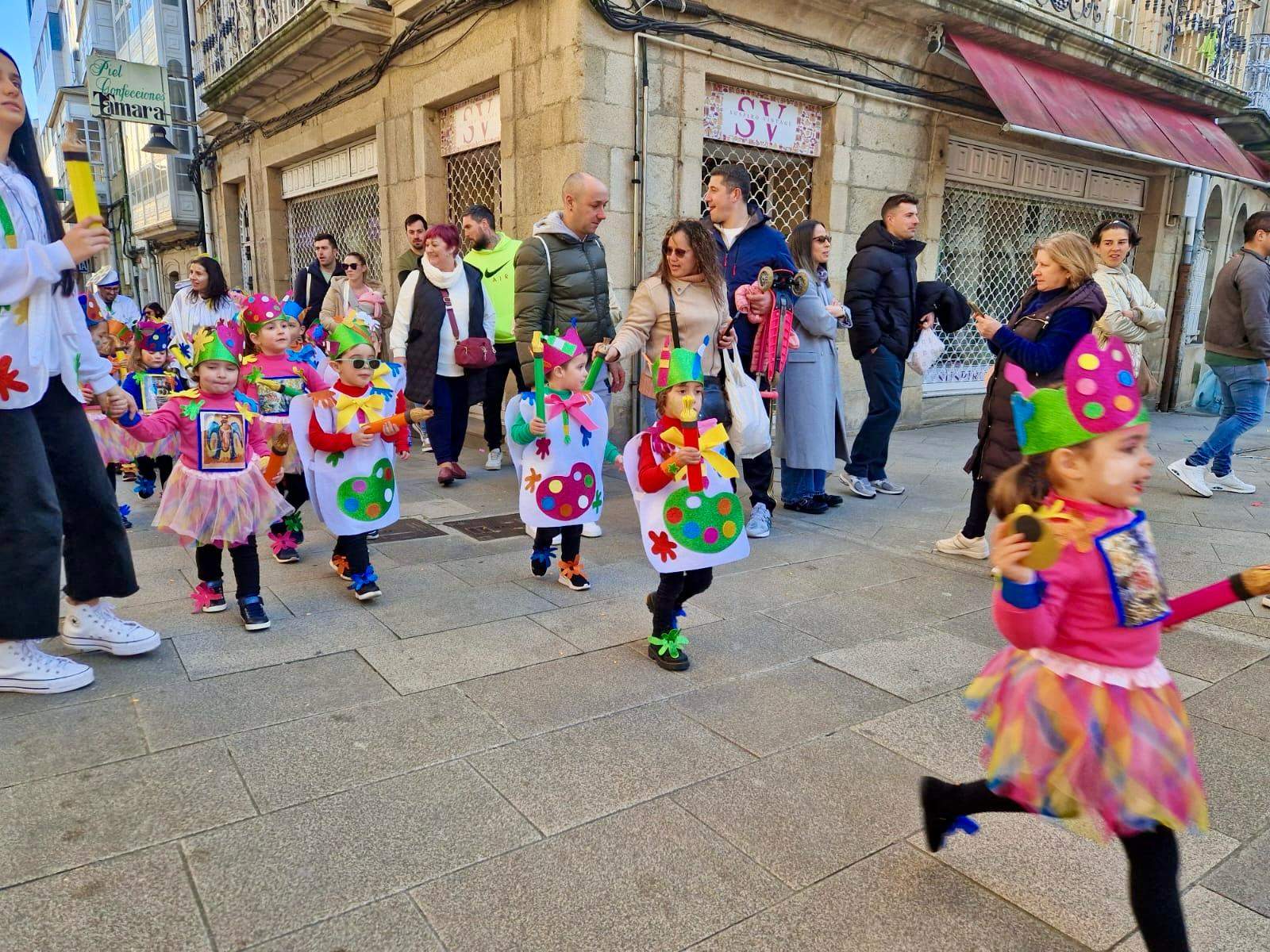 Desfile infantil de Entroido de Marín 2025