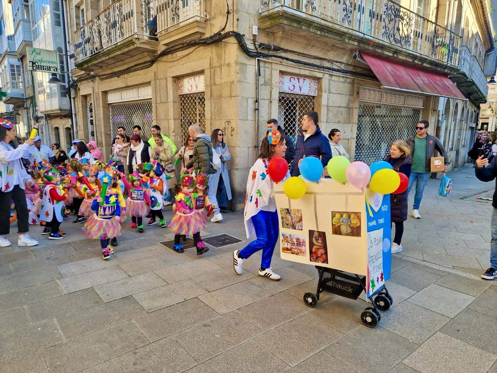 Desfile infantil de Entroido de Marín 2025