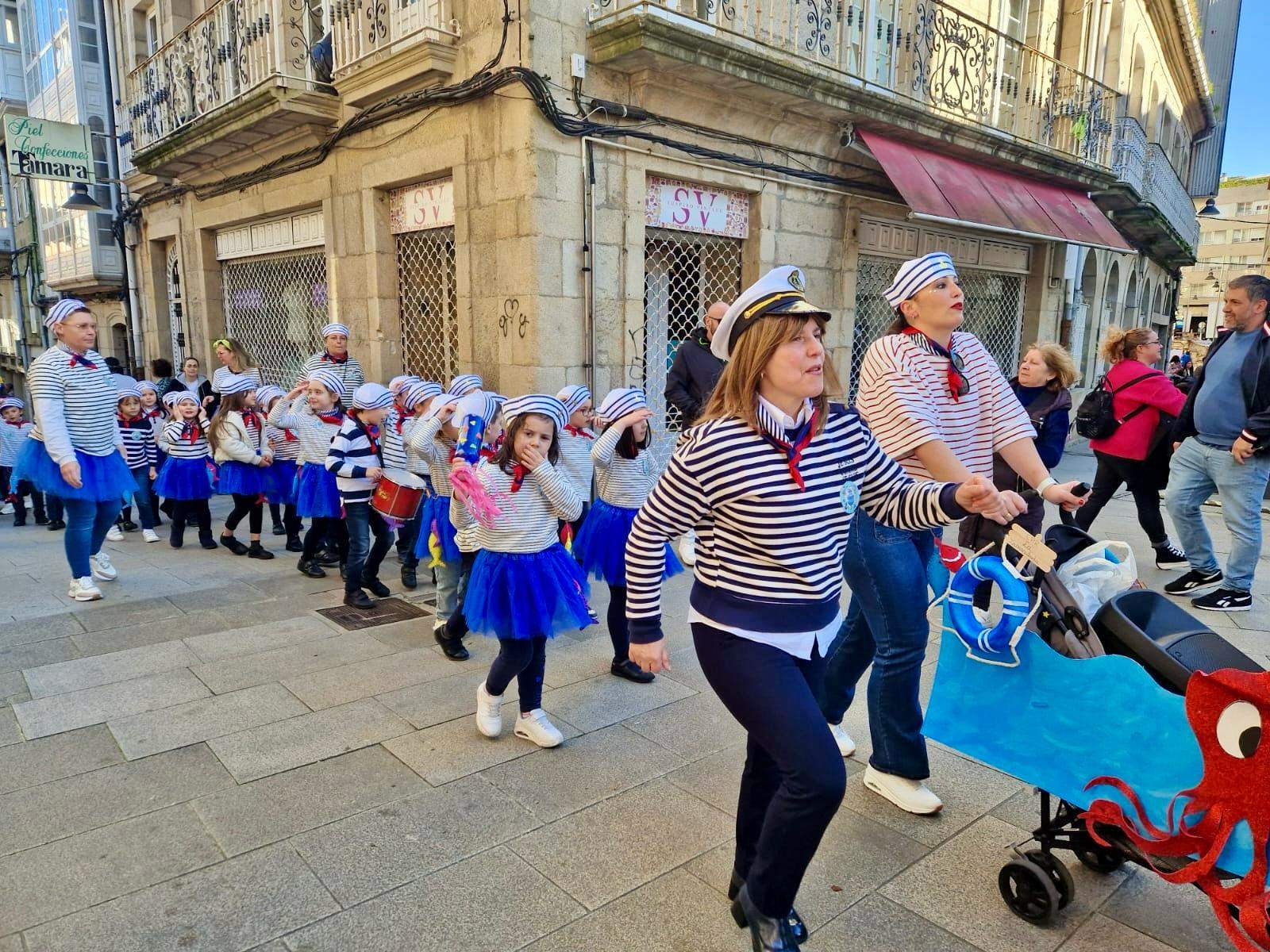 Desfile infantil de Entroido de Marín 2025