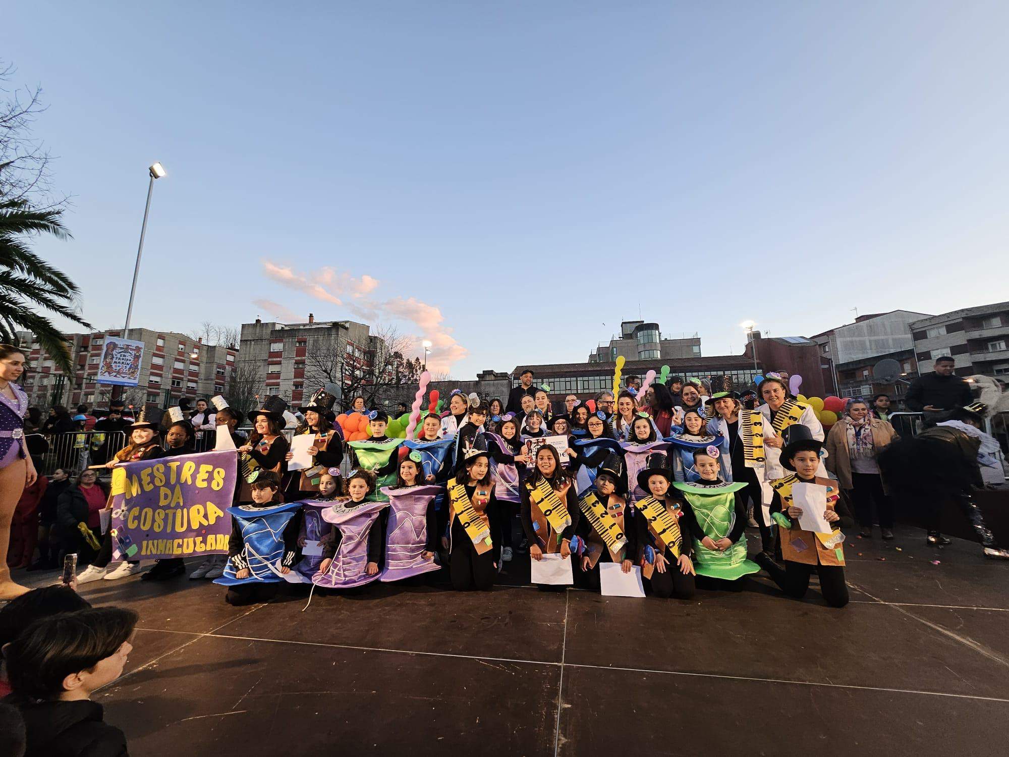 Desfile infantil de Entroido de Marín 2025