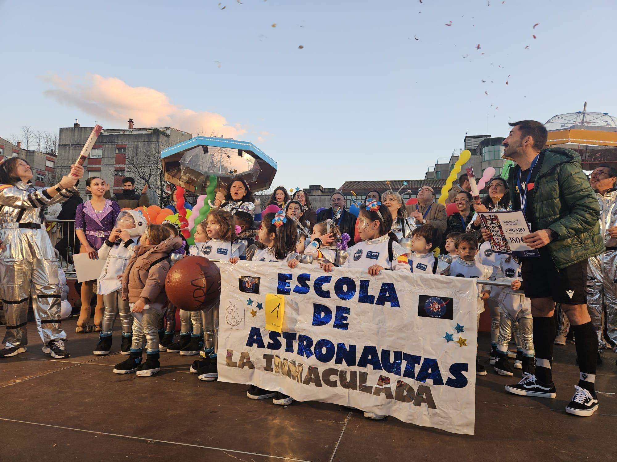 Desfile infantil de Entroido de Marín 2025