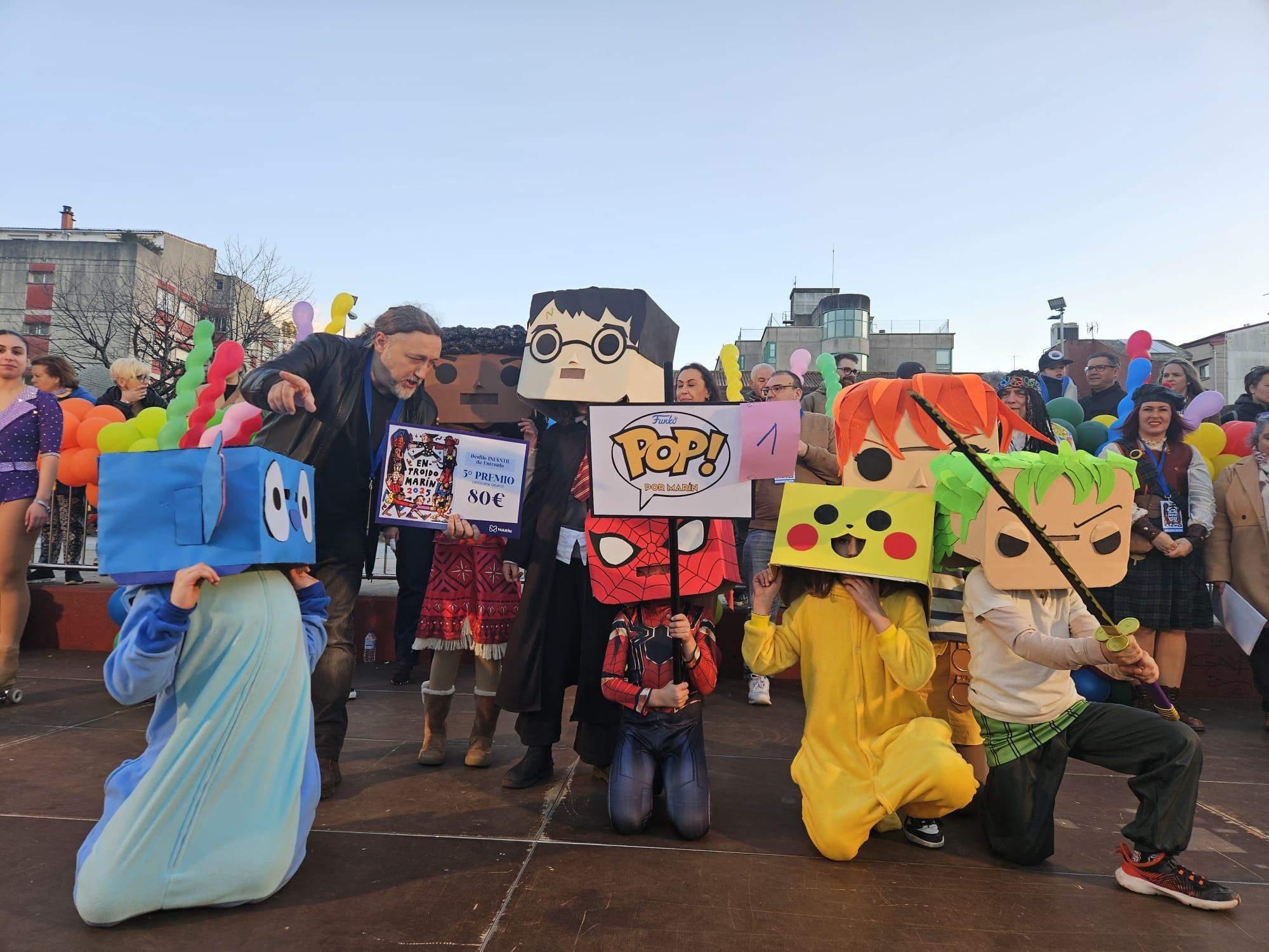 Desfile infantil de Entroido de Marín 2025