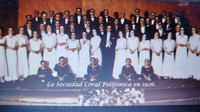 Sociedad Coral Polifónica en 1926 Sociedad Coral Polifónica en 1926