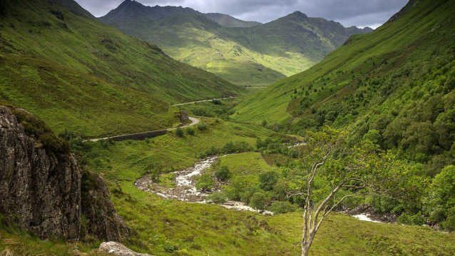 Gorxa de Glen Shiel na actualidade