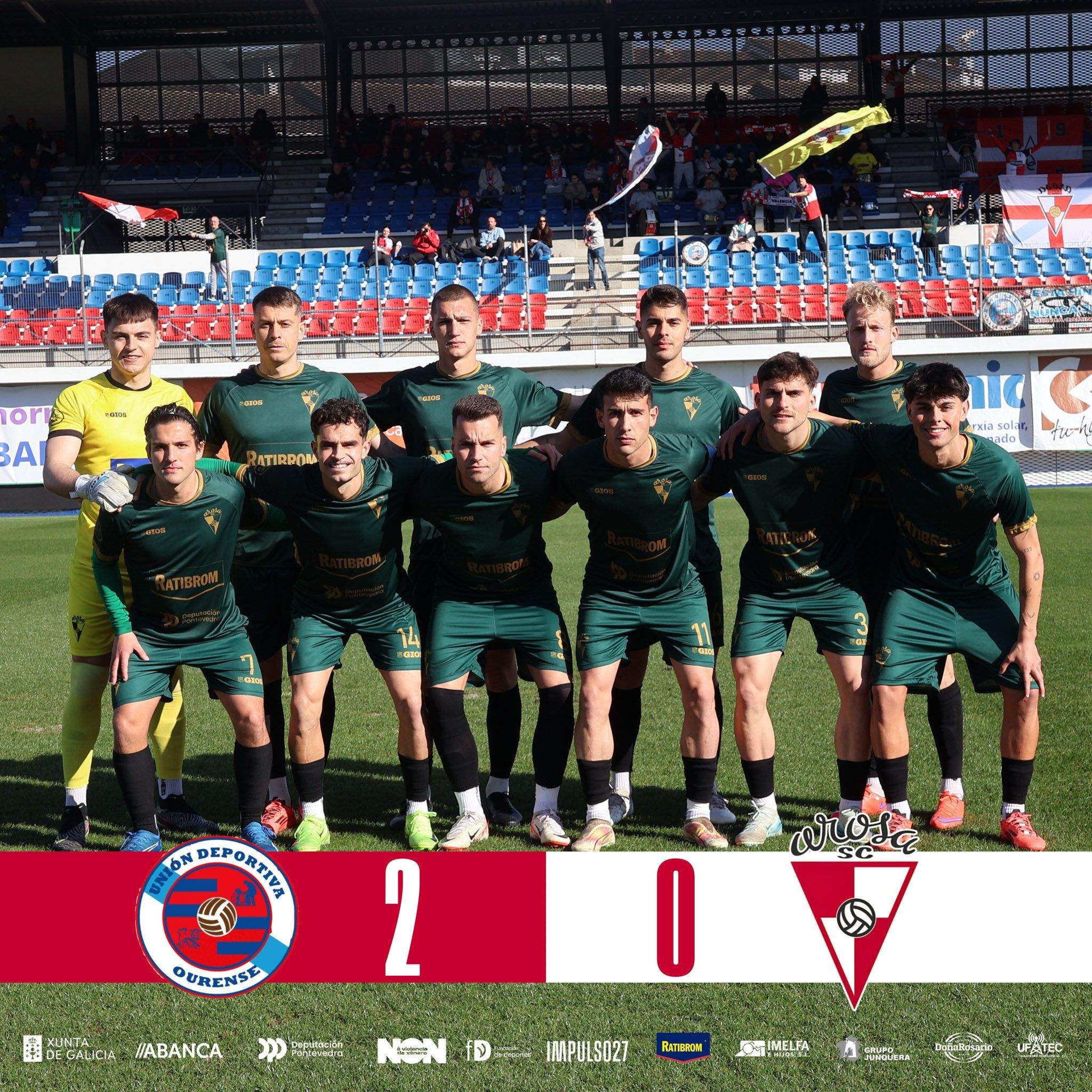 Once do Arosa ante a UD Ourense