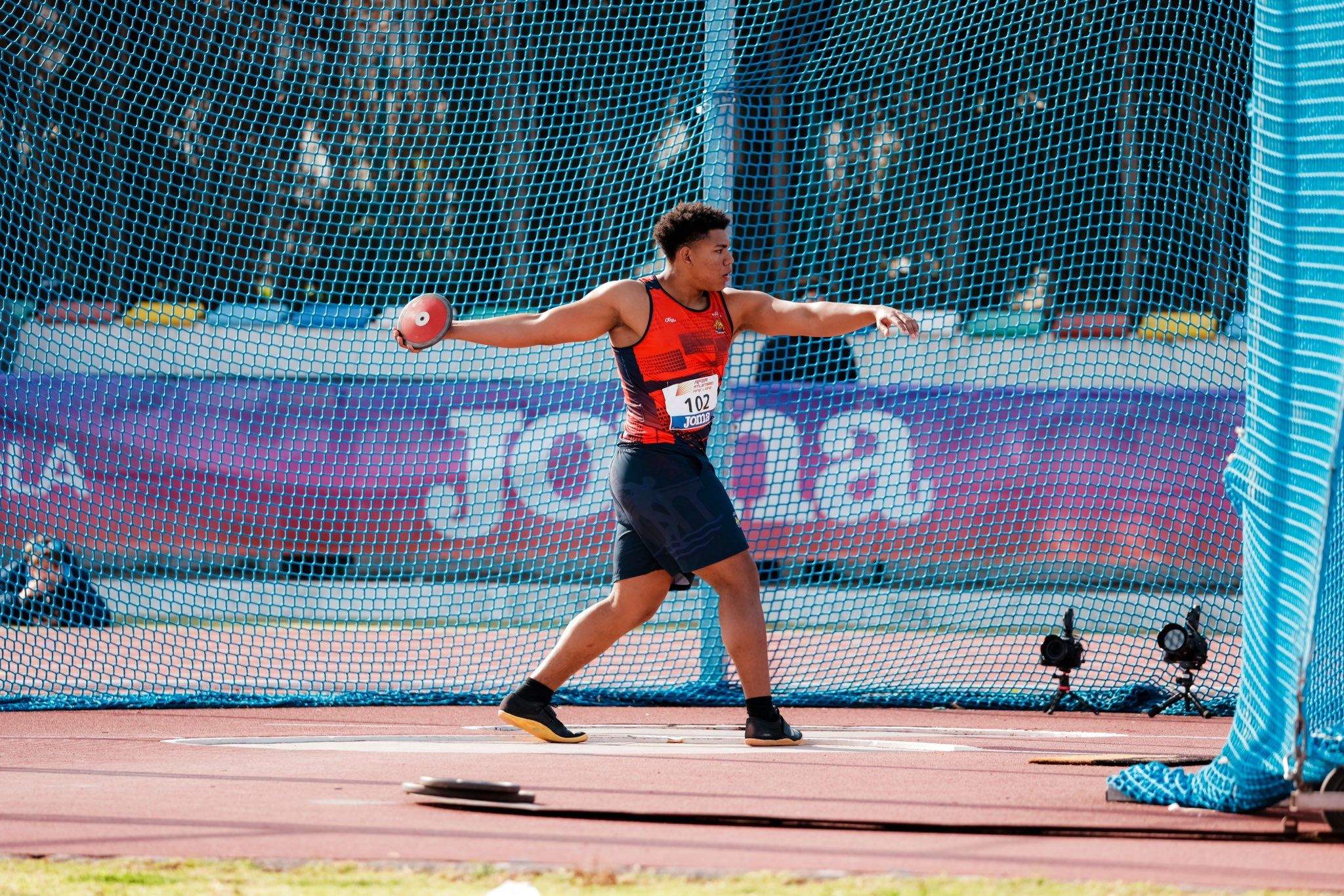 Hugo Casañas, no Campionato de España de Lanzamentos Longos en Castellón