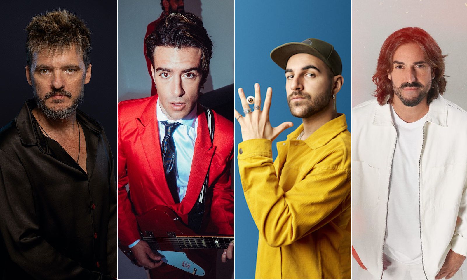 Coque Malla, Álvaro de Luna, Nil Moliner y Andrés Suárez