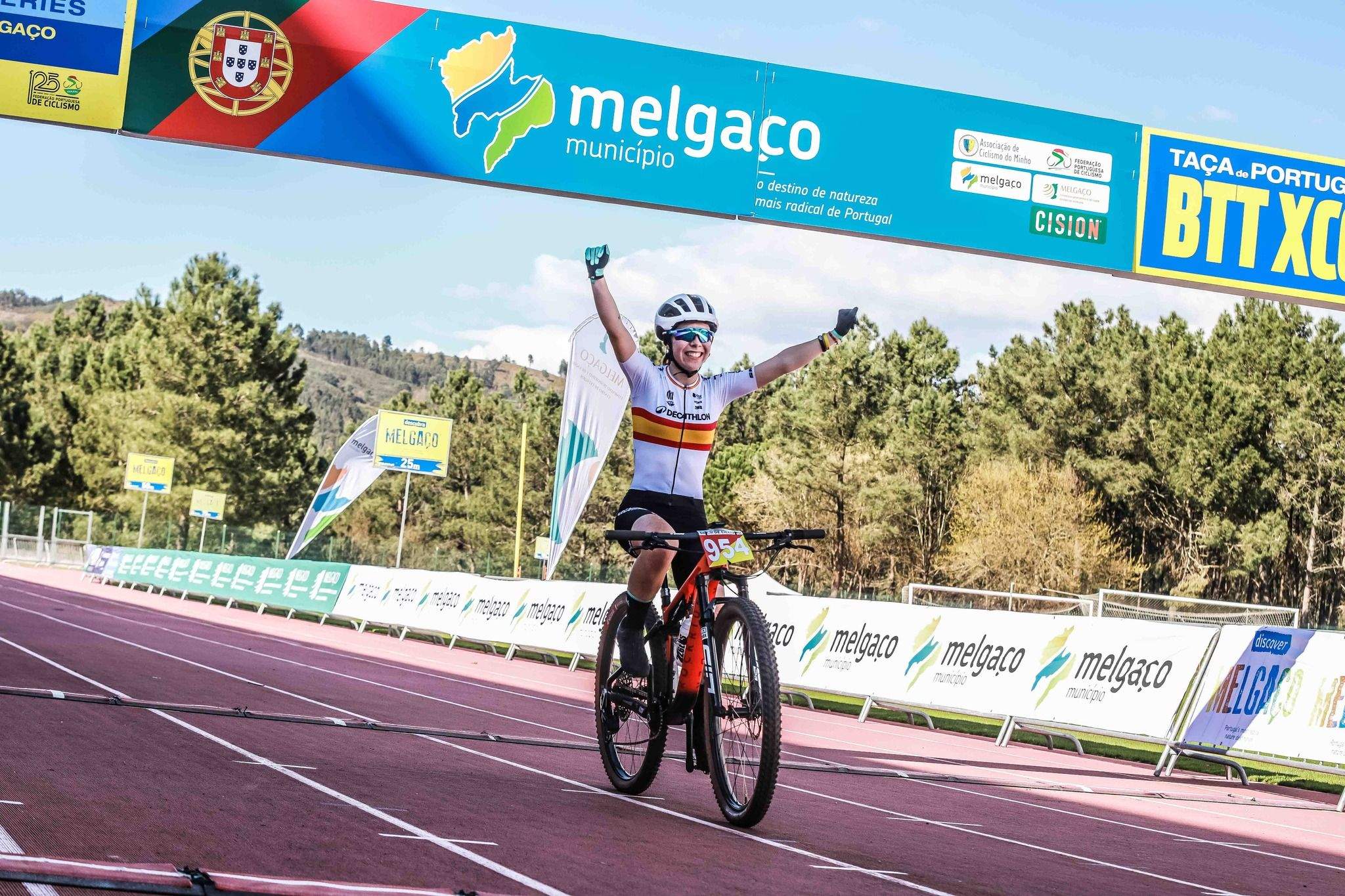 Lorena Patiño, en la Taça de Portugal celebrada en Melgaço