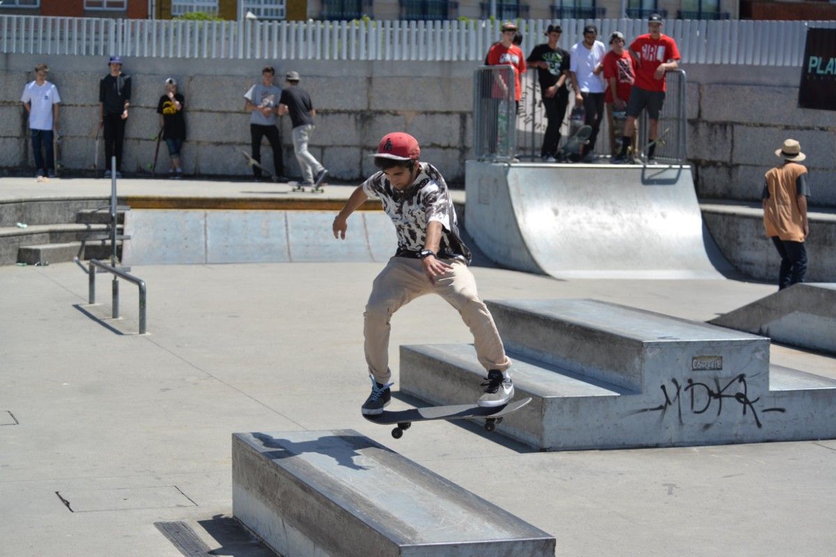 Participantes en el Skate Contest, actividad del II festival Pro Riders de Cantodarea