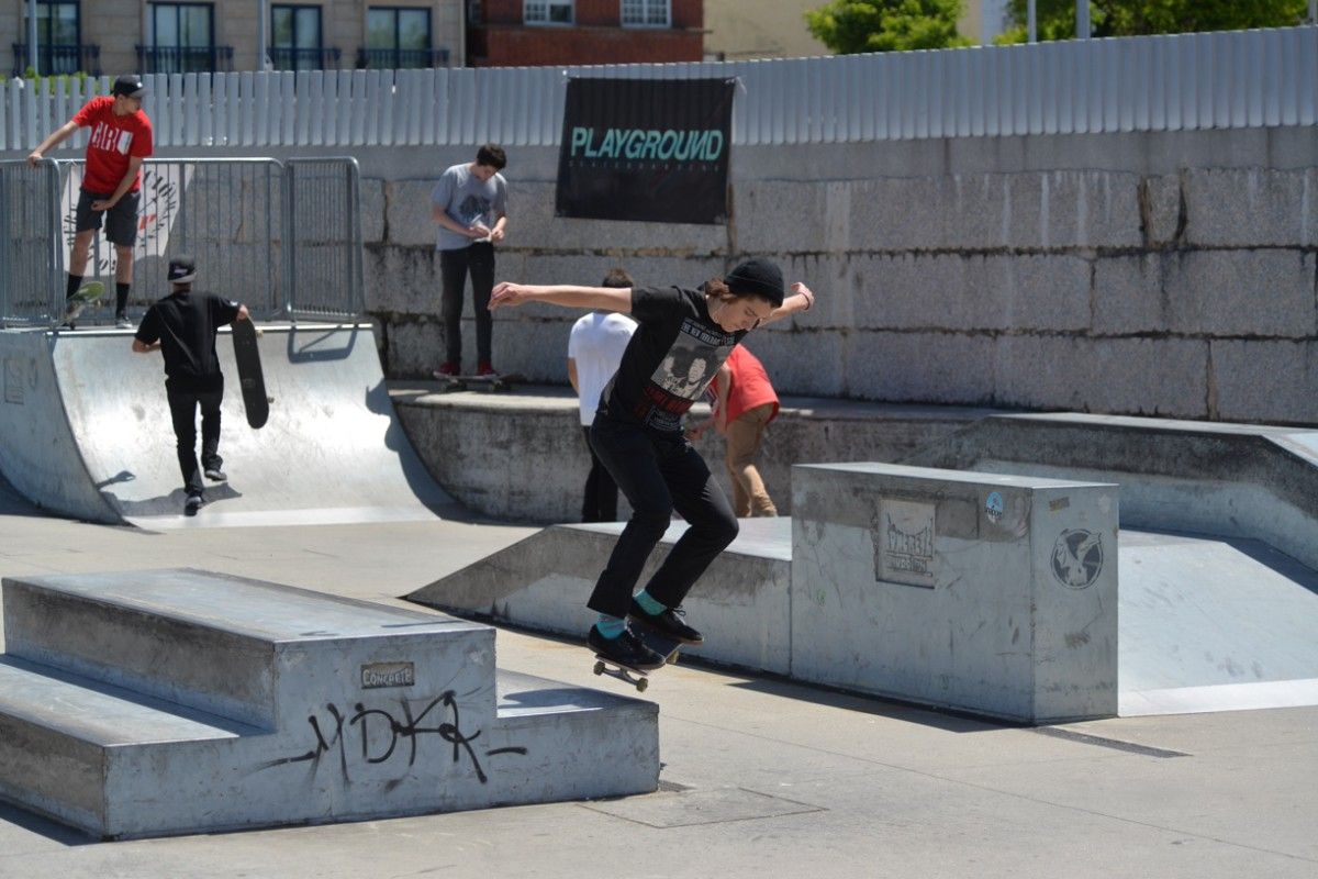 Participantes no Skate Contest, actividade do II festival Pro Riders de Cantodarea