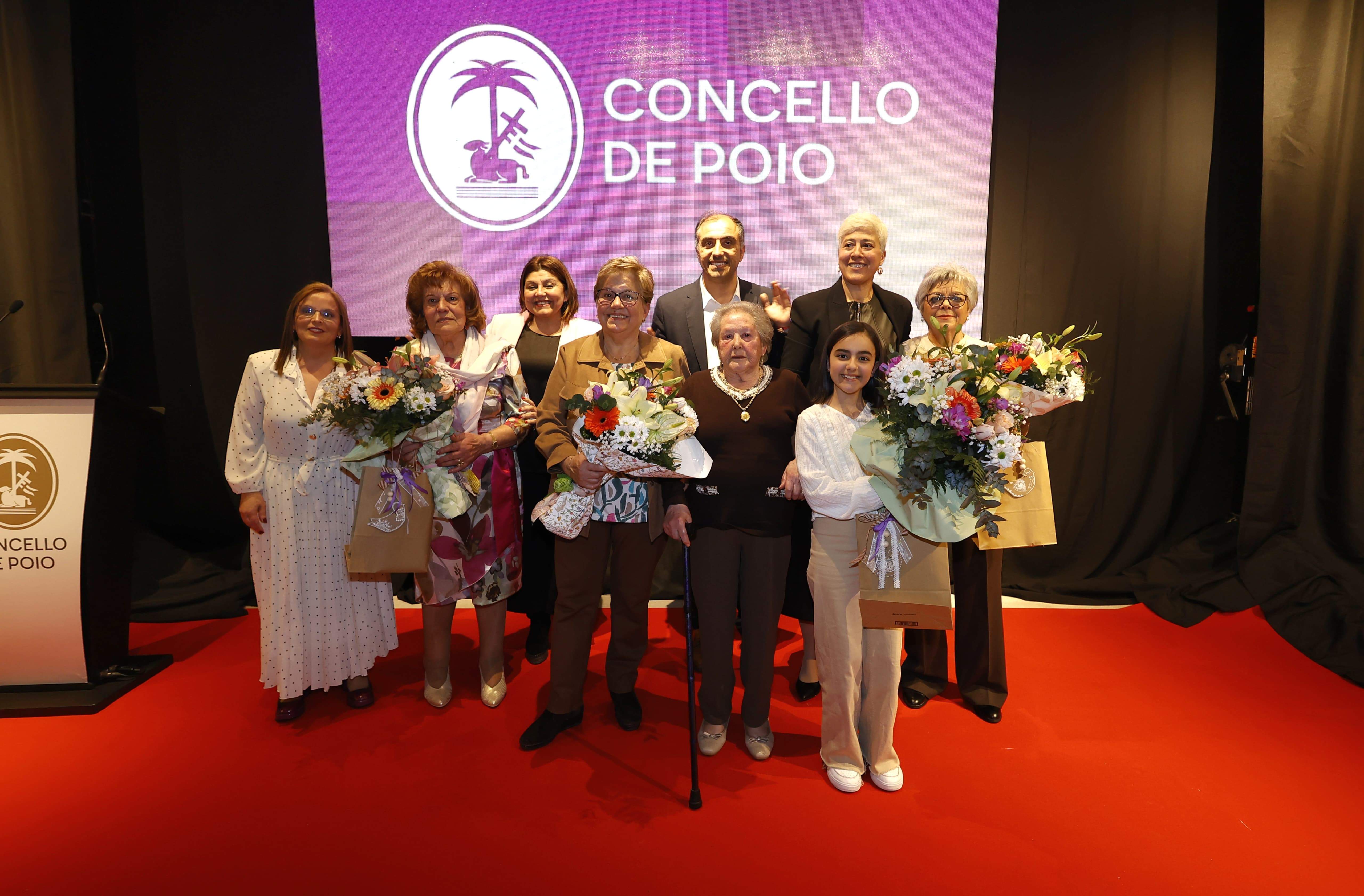 Homenaxe a cinco veciñas de Poio con motivo do 8M