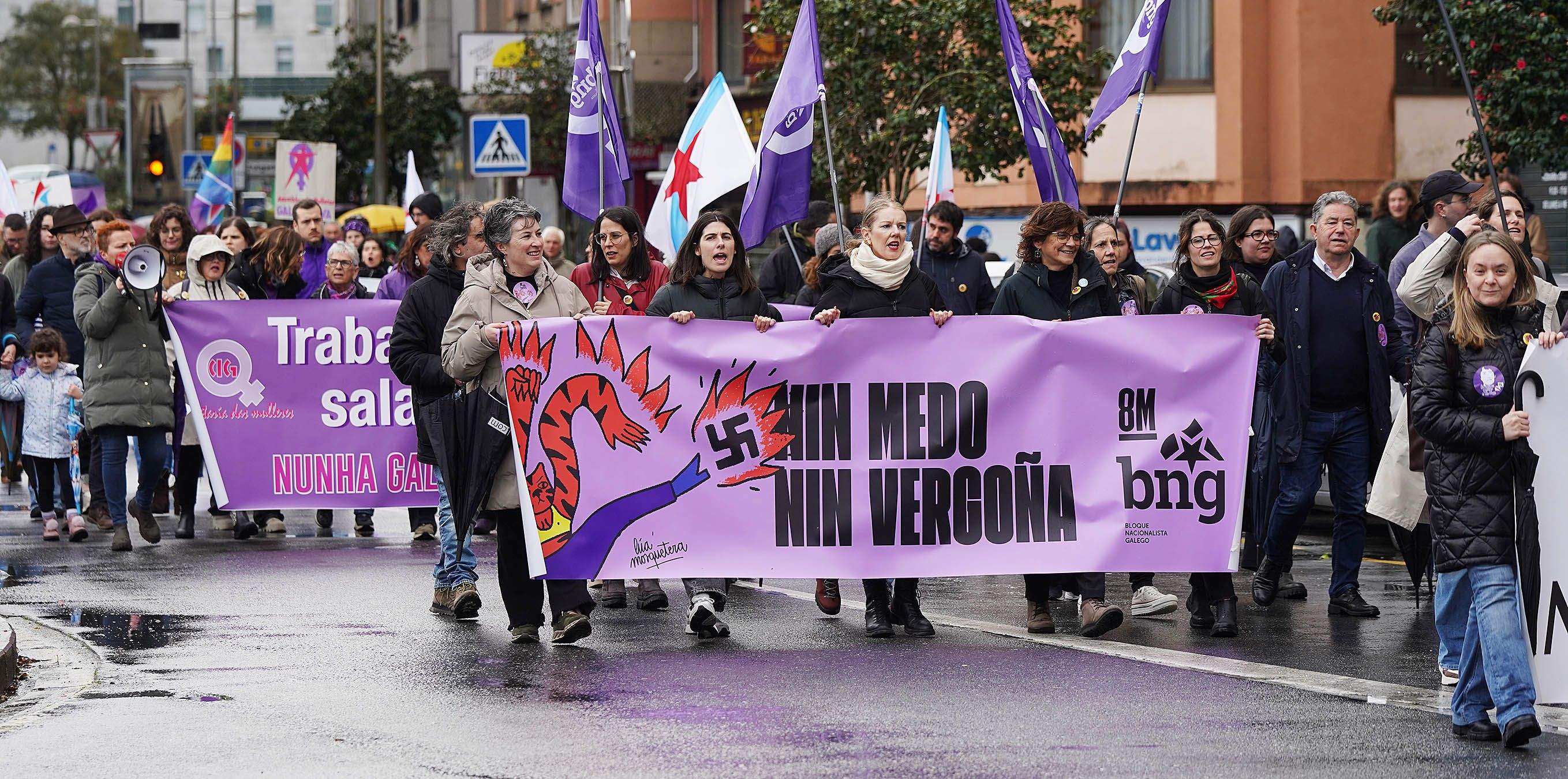 Pontevedra sale a la calle el 8M, Día Internacional de la Mujer Pontevedra sale a la calle el 8M, Día Internacional de la Mujer