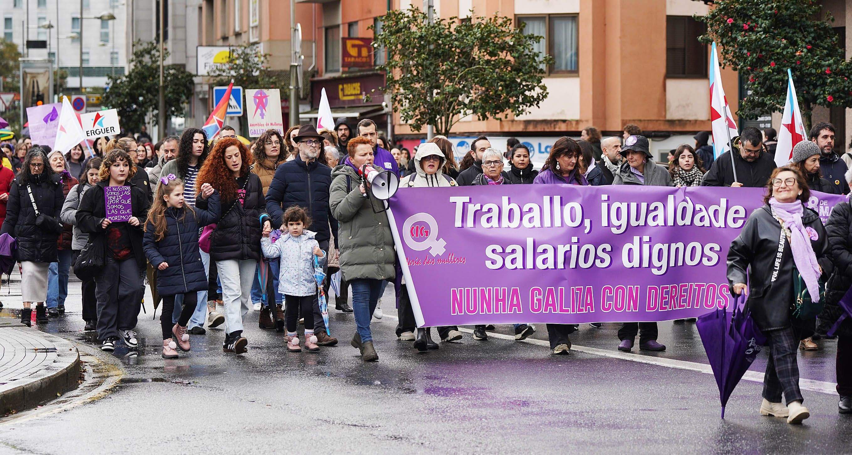 Pontevedra sale a la calle el 8M, Día Internacional de la Mujer Pontevedra sale a la calle el 8M, Día Internacional de la Mujer