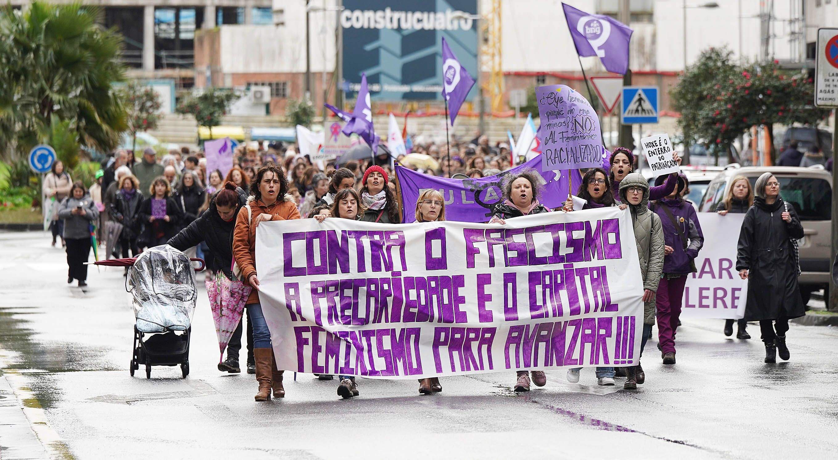 Pontevedra sale a la calle el 8M, Día Internacional de la Mujer Pontevedra sale a la calle el 8M, Día Internacional de la Mujer