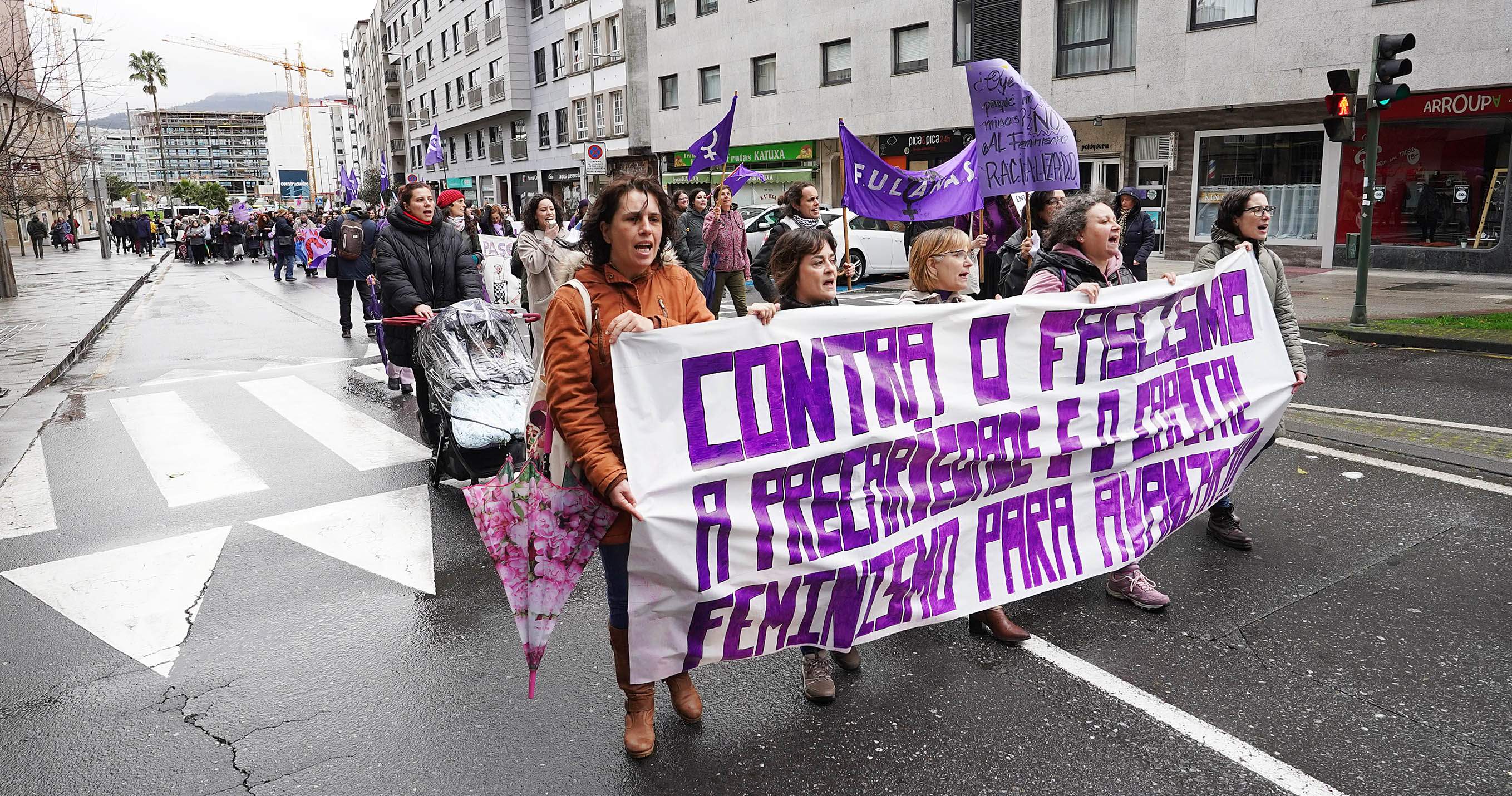 Pontevedra sale a la calle el 8M, Día Internacional de la Mujer Pontevedra sale a la calle el 8M, Día Internacional de la Mujer