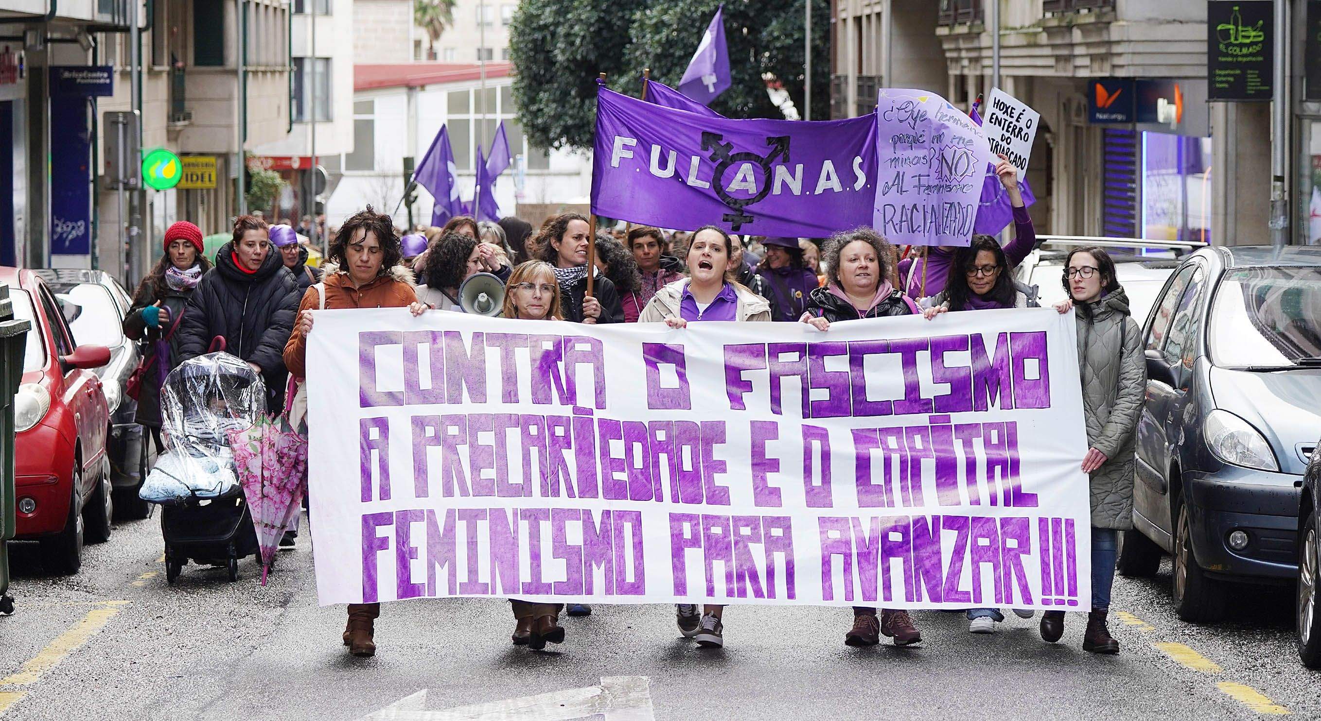 Pontevedra sale a la calle el 8M, Día Internacional de la Mujer Pontevedra sale a la calle el 8M, Día Internacional de la Mujer