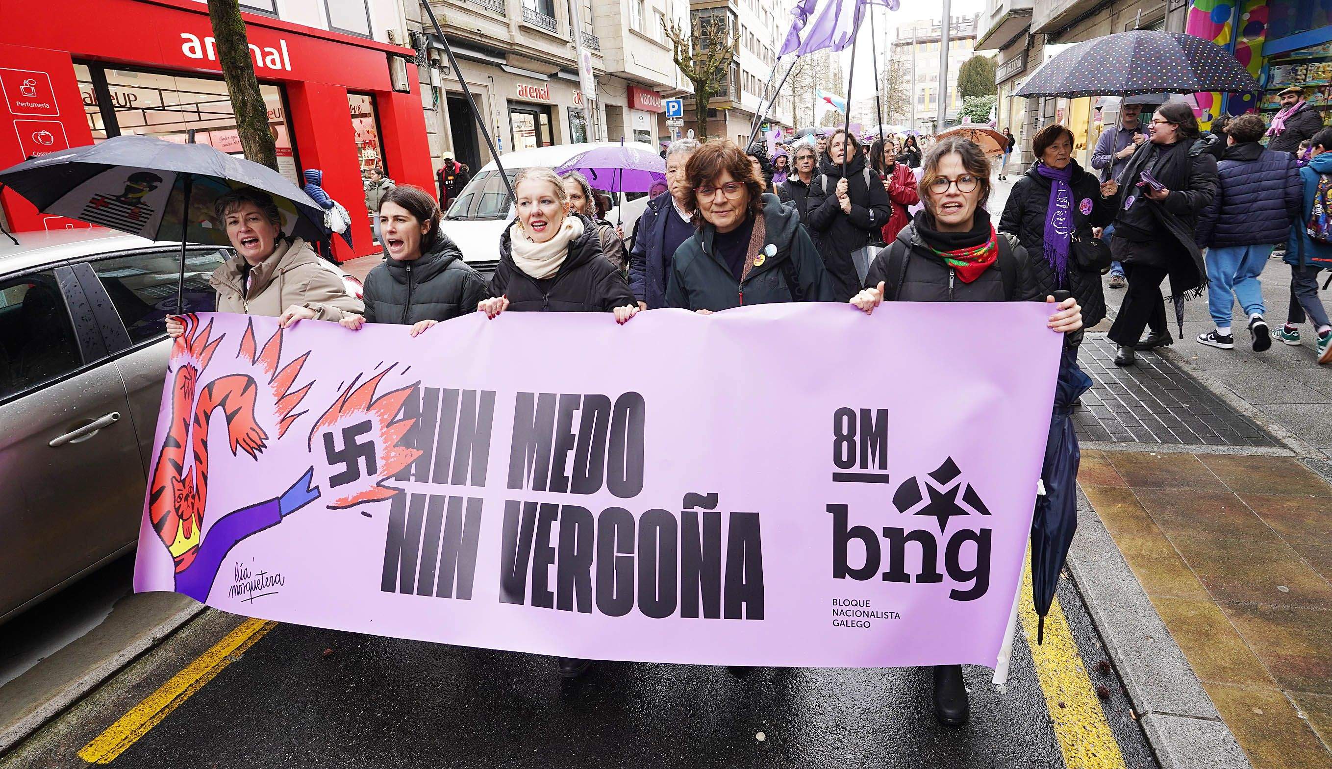 Pontevedra sale a la calle el 8M, Día Internacional de la Mujer Pontevedra sale a la calle el 8M, Día Internacional de la Mujer