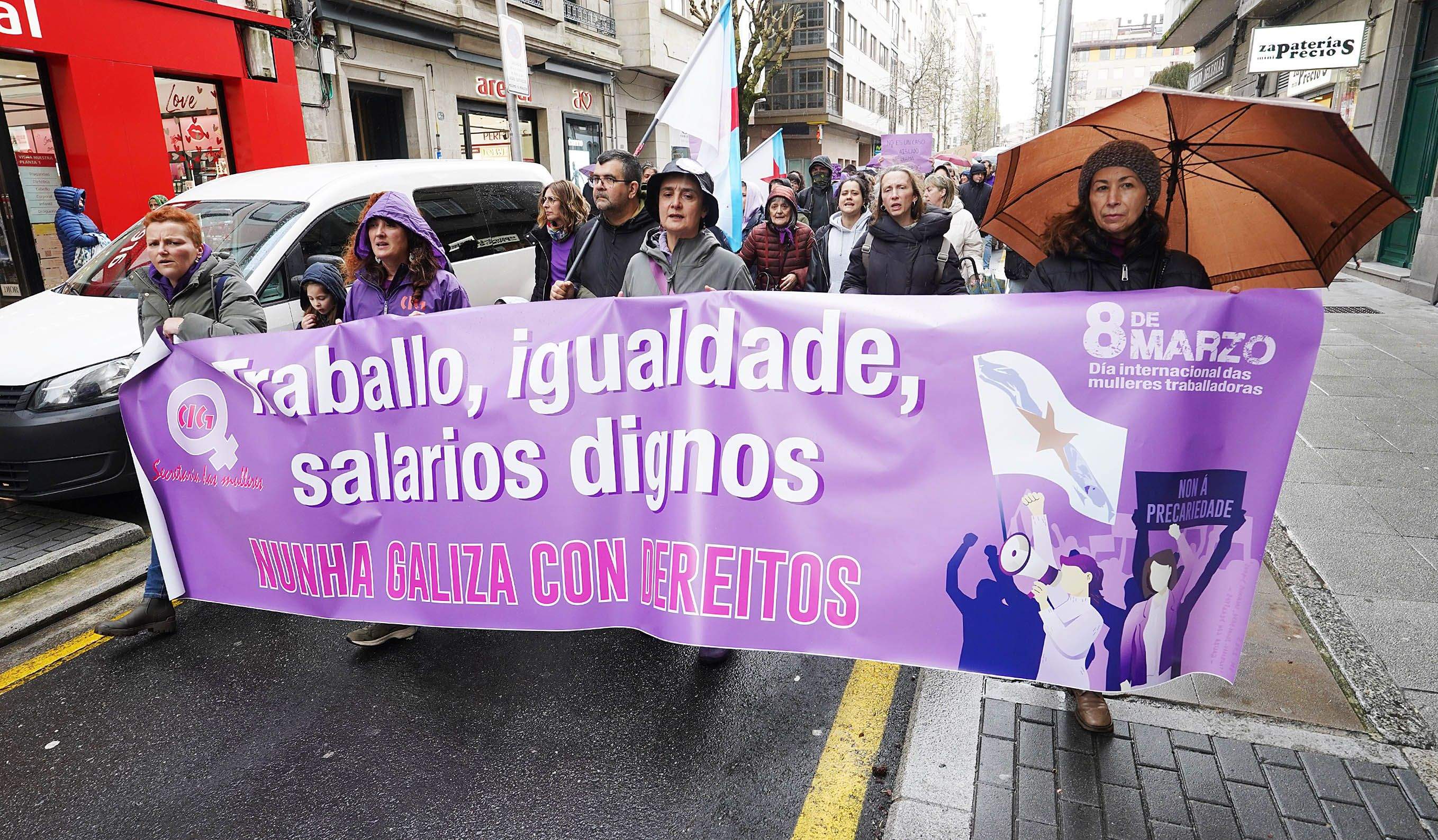 Pontevedra sale a la calle el 8M, Día Internacional de la Mujer Pontevedra sale a la calle el 8M, Día Internacional de la Mujer