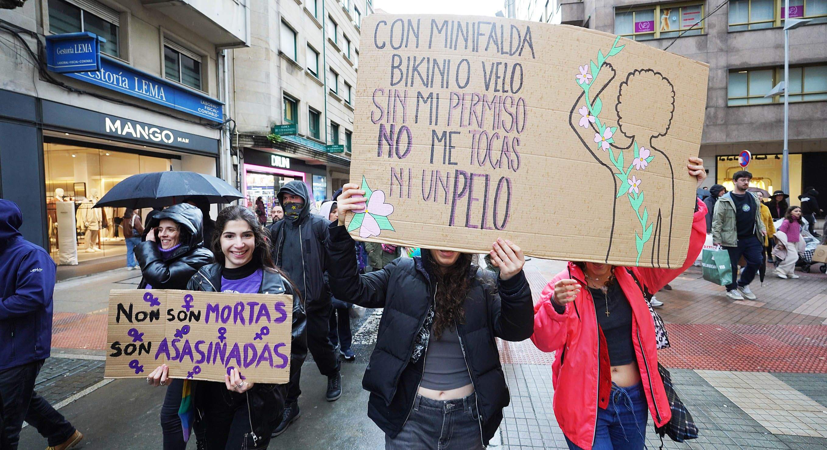 Pontevedra sale a la calle el 8M, Día Internacional de la Mujer Pontevedra sale a la calle el 8M, Día Internacional de la Mujer