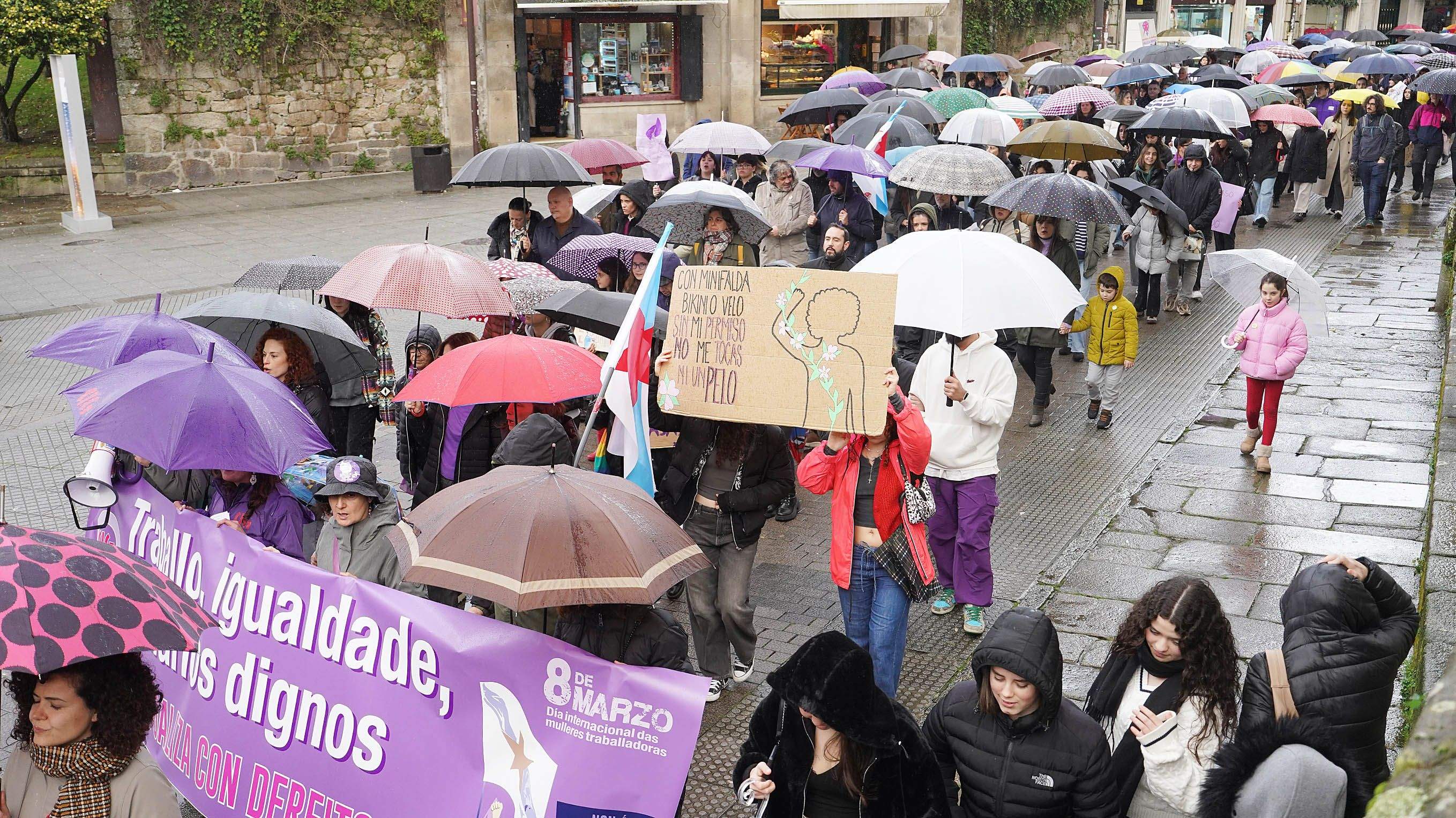 Pontevedra sale a la calle el 8M, Día Internacional de la Mujer Pontevedra sale a la calle el 8M, Día Internacional de la Mujer