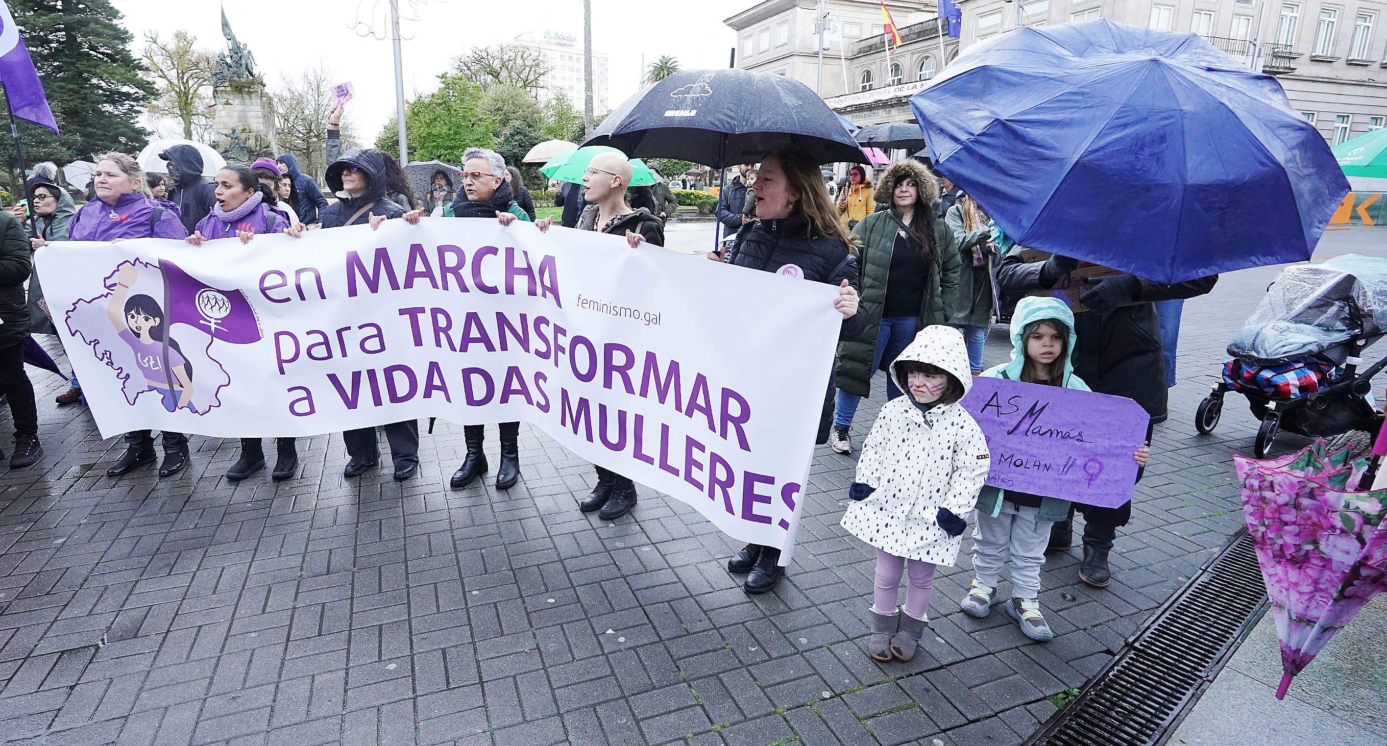 Pontevedra sale a la calle el 8M, Día Internacional de la Mujer Pontevedra sale a la calle el 8M, Día Internacional de la Mujer