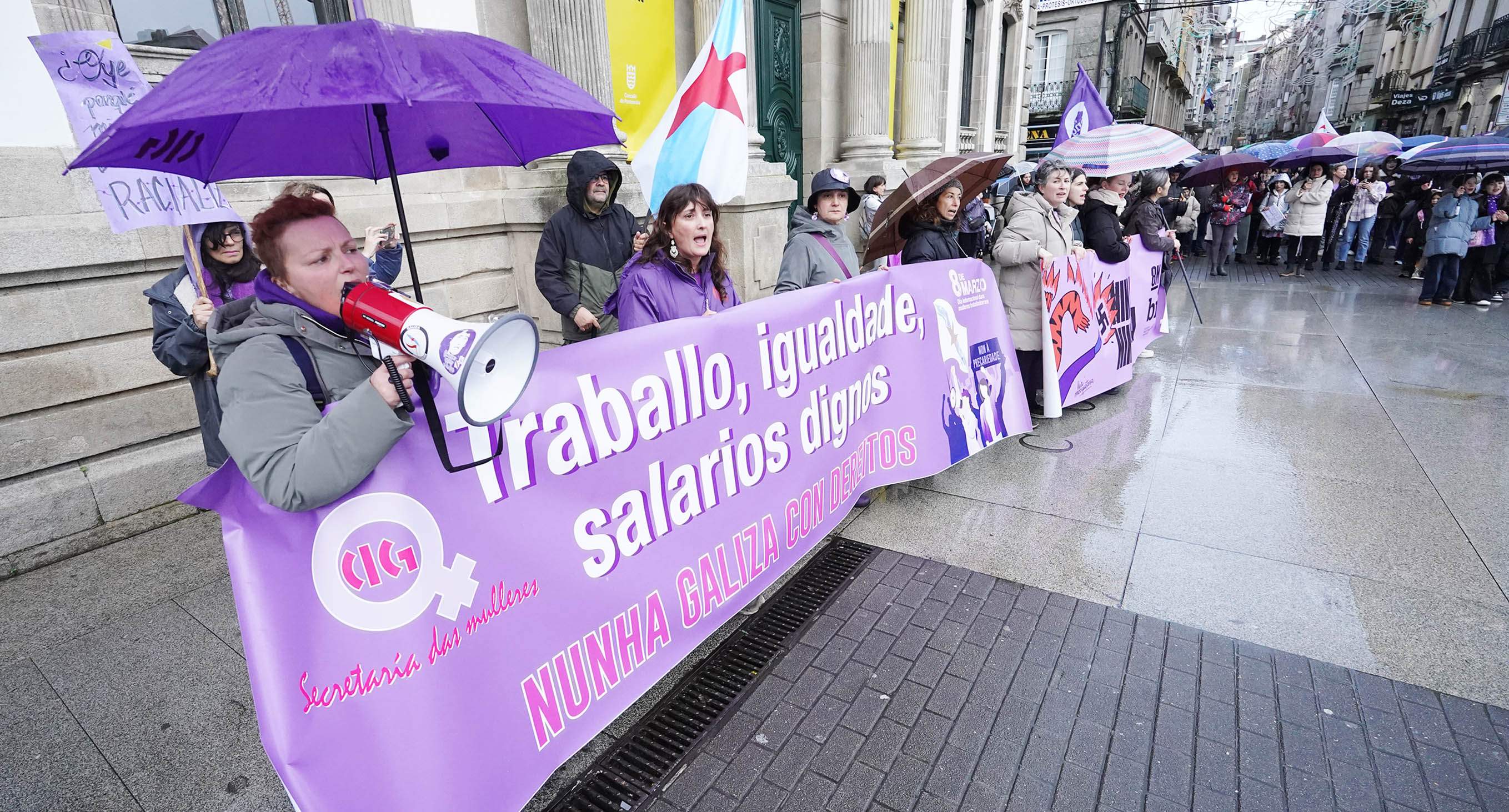 Pontevedra sale a la calle el 8M, Día Internacional de la Mujer Pontevedra sale a la calle el 8M, Día Internacional de la Mujer
